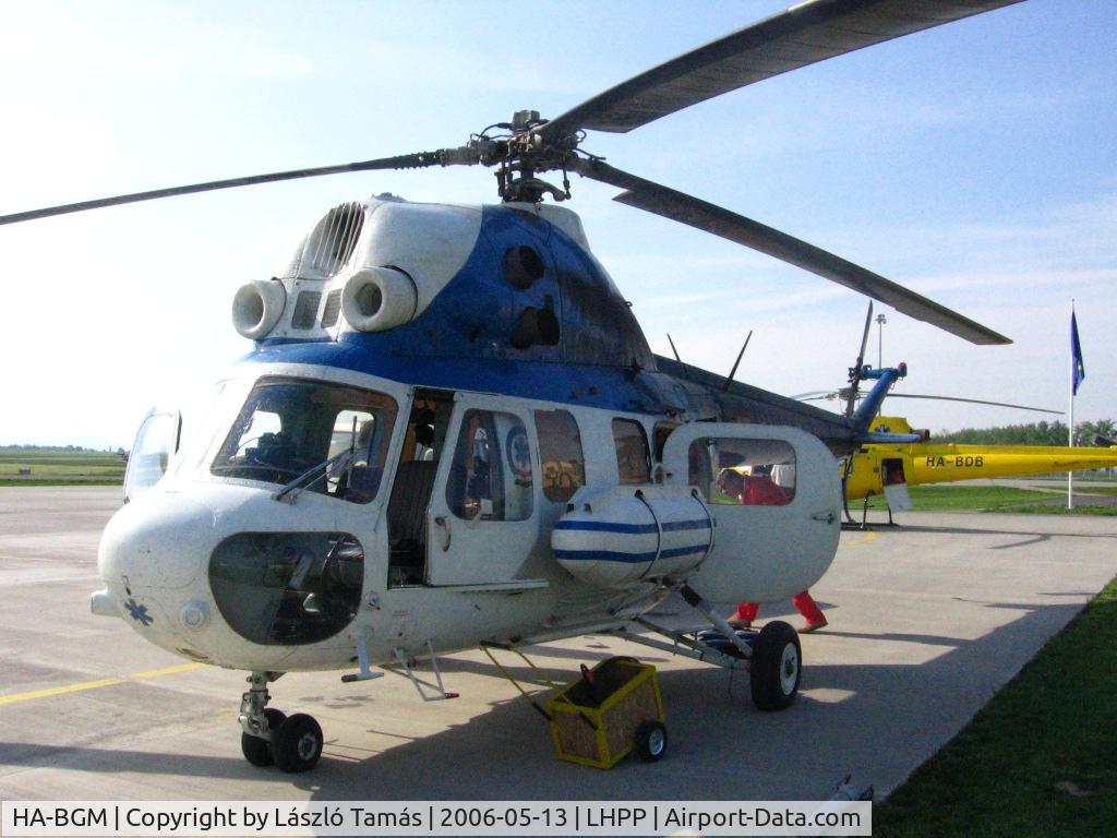 HA-BGM, 1985 WSK-PZL Swidnik Mil Mi-2T Hoplite C/N 519414095, HA-BGM MI-2 a former air ambulance helicopter