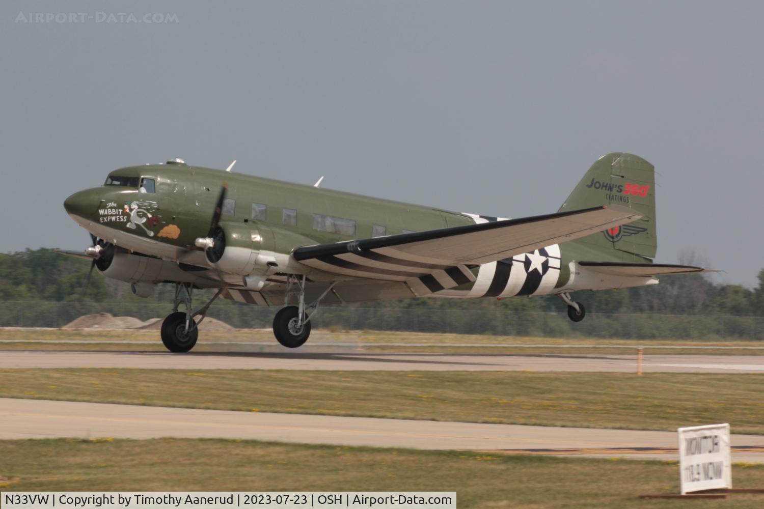 N33VW, 1943 Douglas DC3C-S1C3G (C-47A) C/N 20401, 1943 Douglas DC3C-S1C3G (C-47A), c/n: 20401, AirVenture 2023