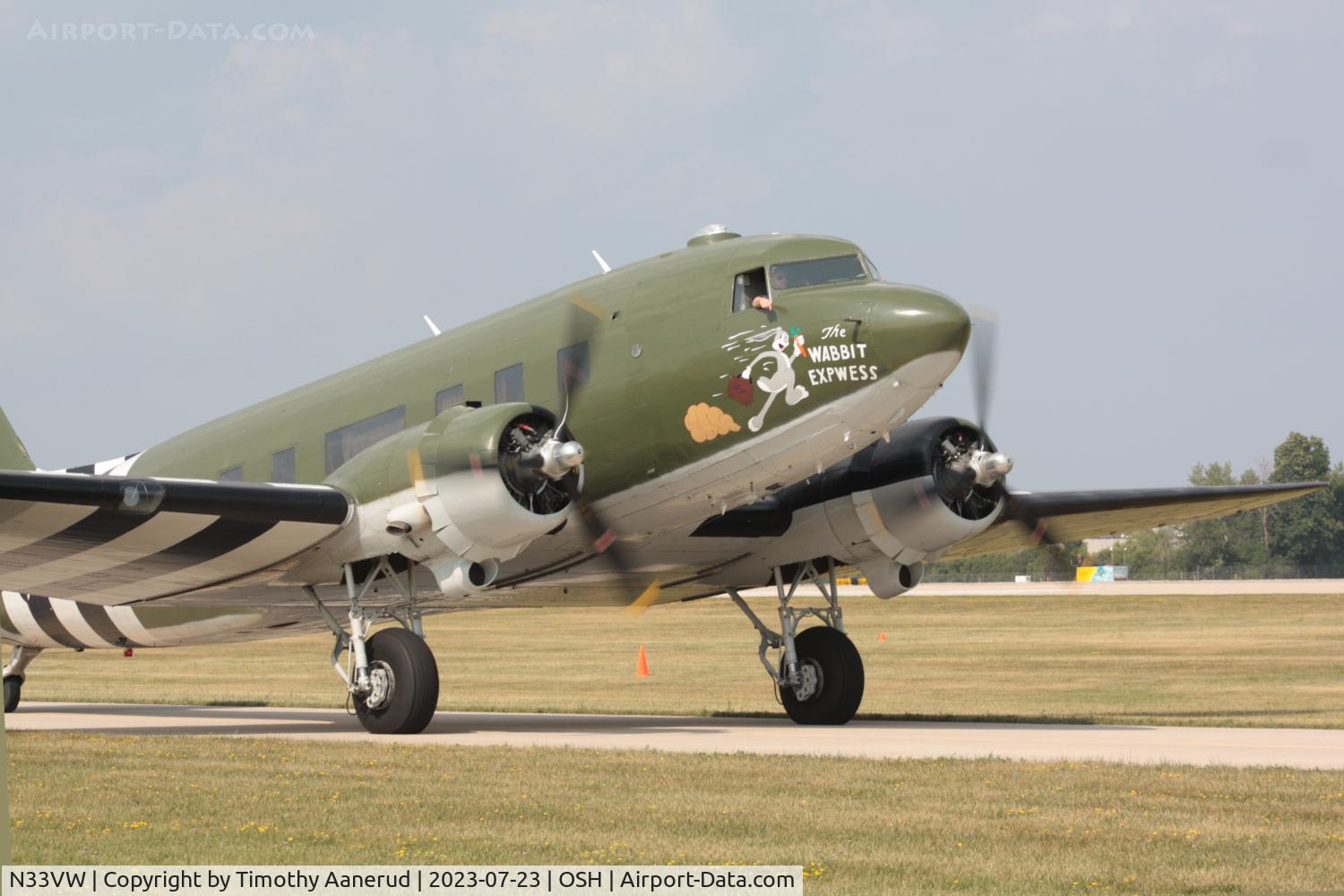 N33VW, 1943 Douglas DC3C-S1C3G (C-47A) C/N 20401, 1943 Douglas DC3C-S1C3G (C-47A), c/n: 20401, AirVenture 2023