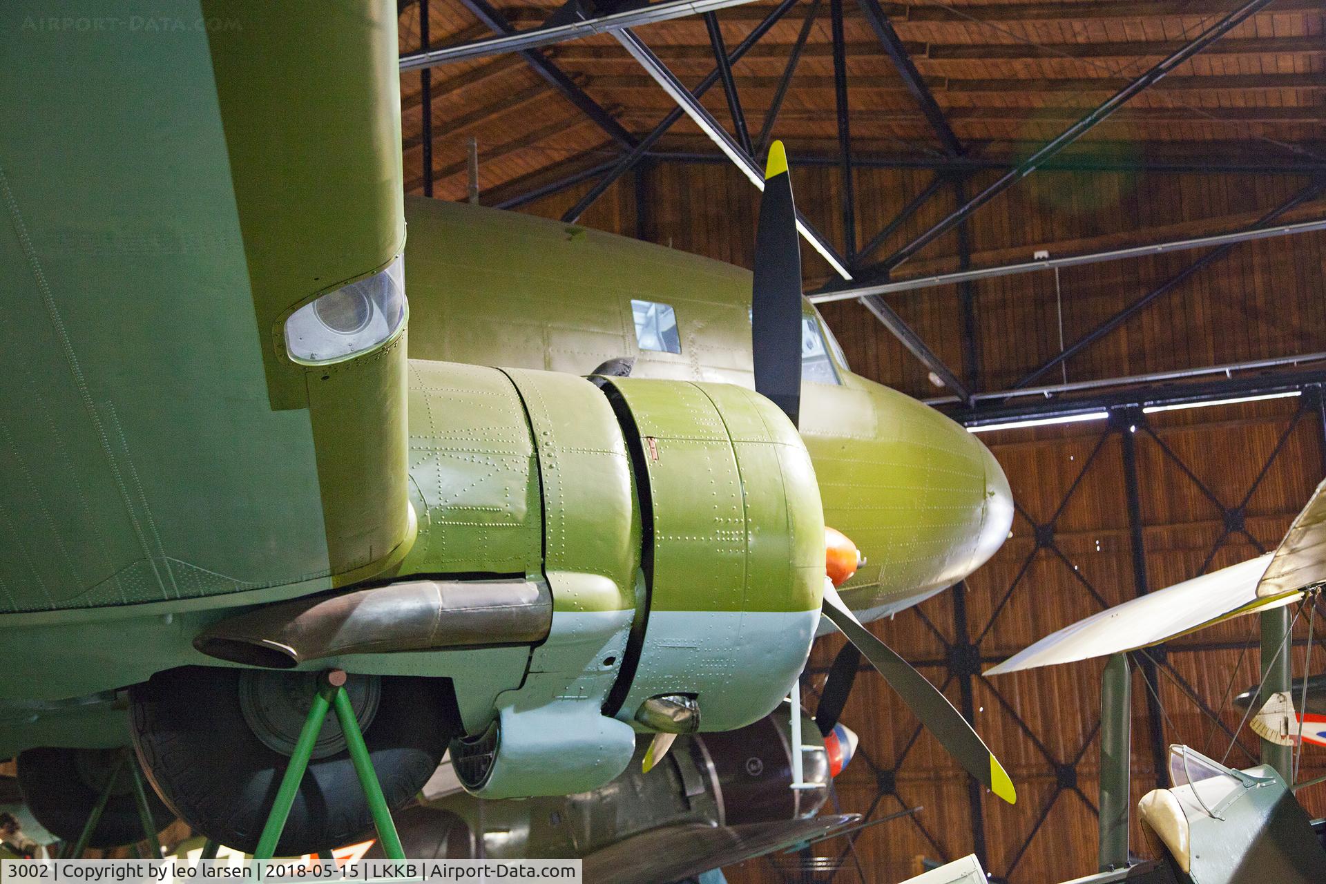 3002, 1952 Lisunov Li-2F Cab C/N 23443002, Letecke Museum Kbely 15.8.2018
