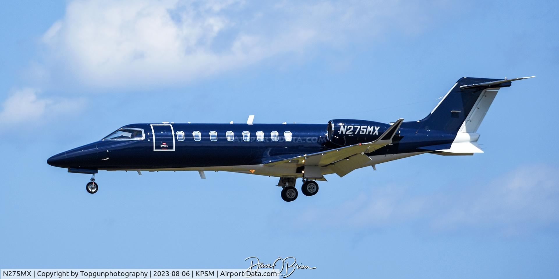 N275MX, 2019 Learjet Inc 45 C/N 579, Business jet inbound RW34