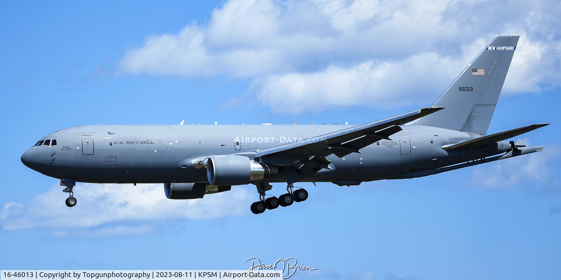16-46013, 2020 Boeing KC-46A Pegasus C/N 34109, BLUE16 returning home