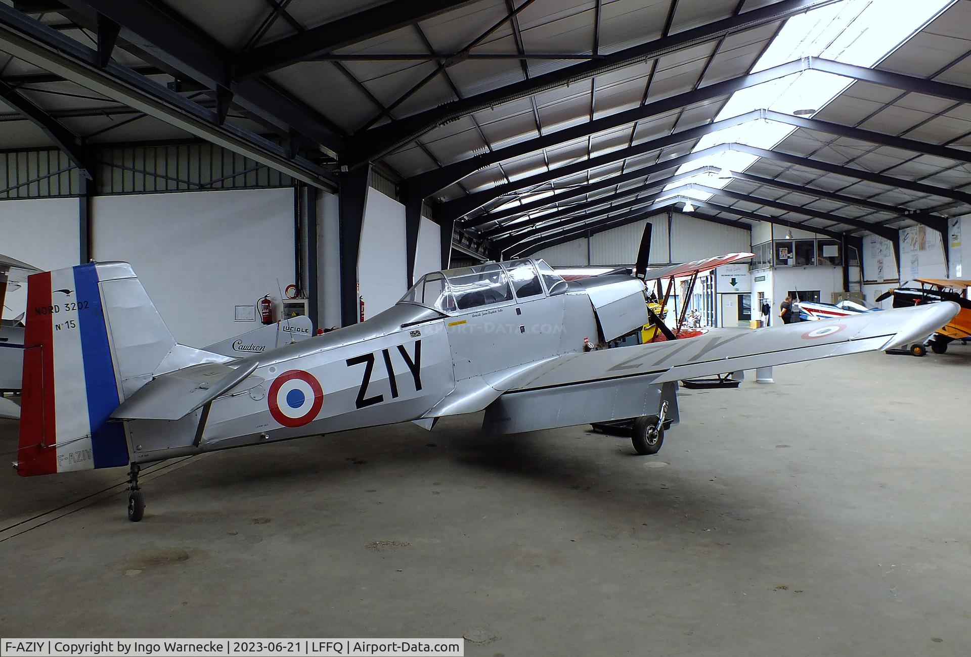 F-AZIY, Nord 3202 Master C/N 15, Nord N.3202B at the Musee Volant Salis/Aero Vintage Academy, Cerny