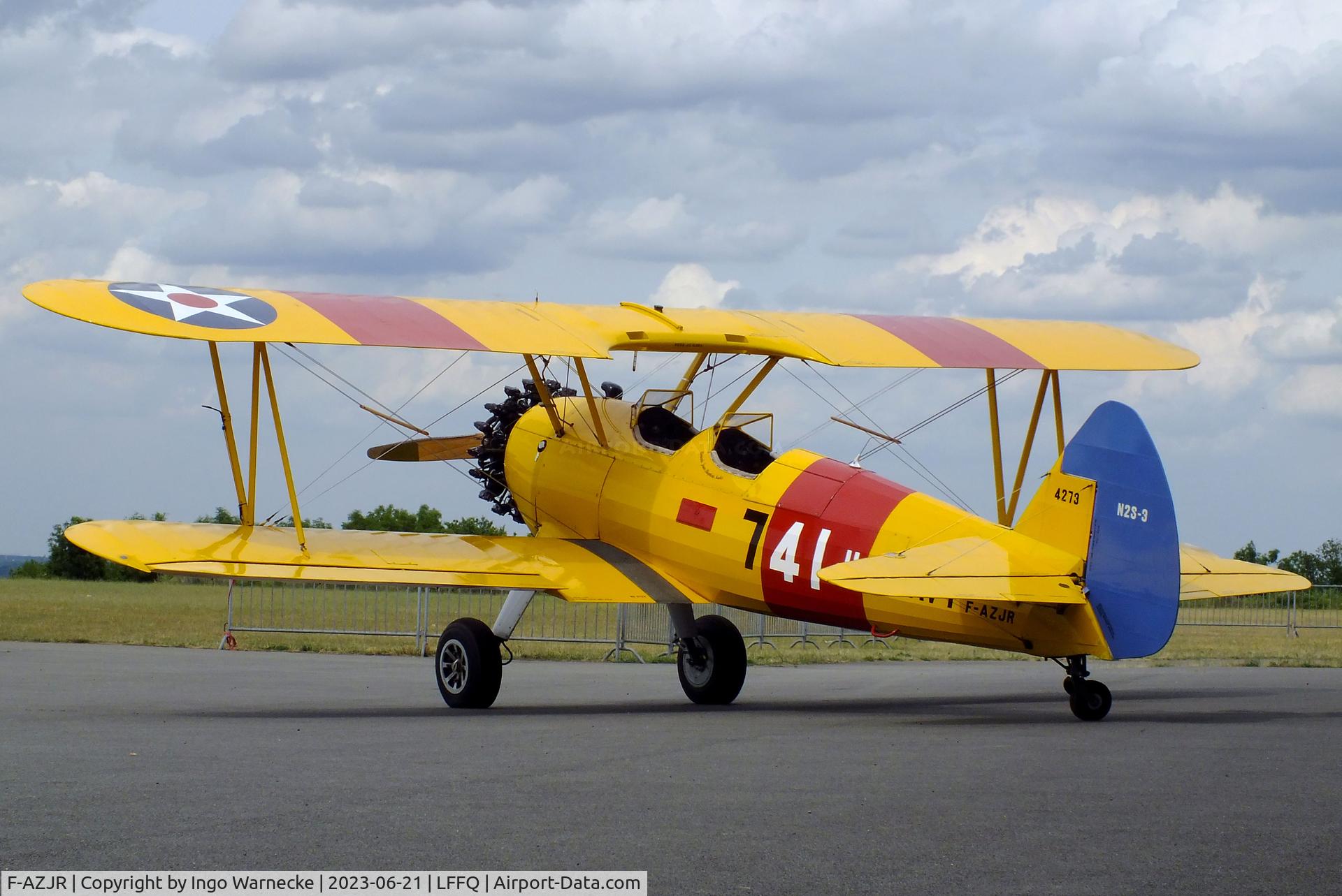F-AZJR, 1942 Boeing-Stearman PT-13D (E75) C/N 75-5656, Boeing (Stearman) PT-13D at the Musee Volant Salis/Aero Vintage Academy, Cerny