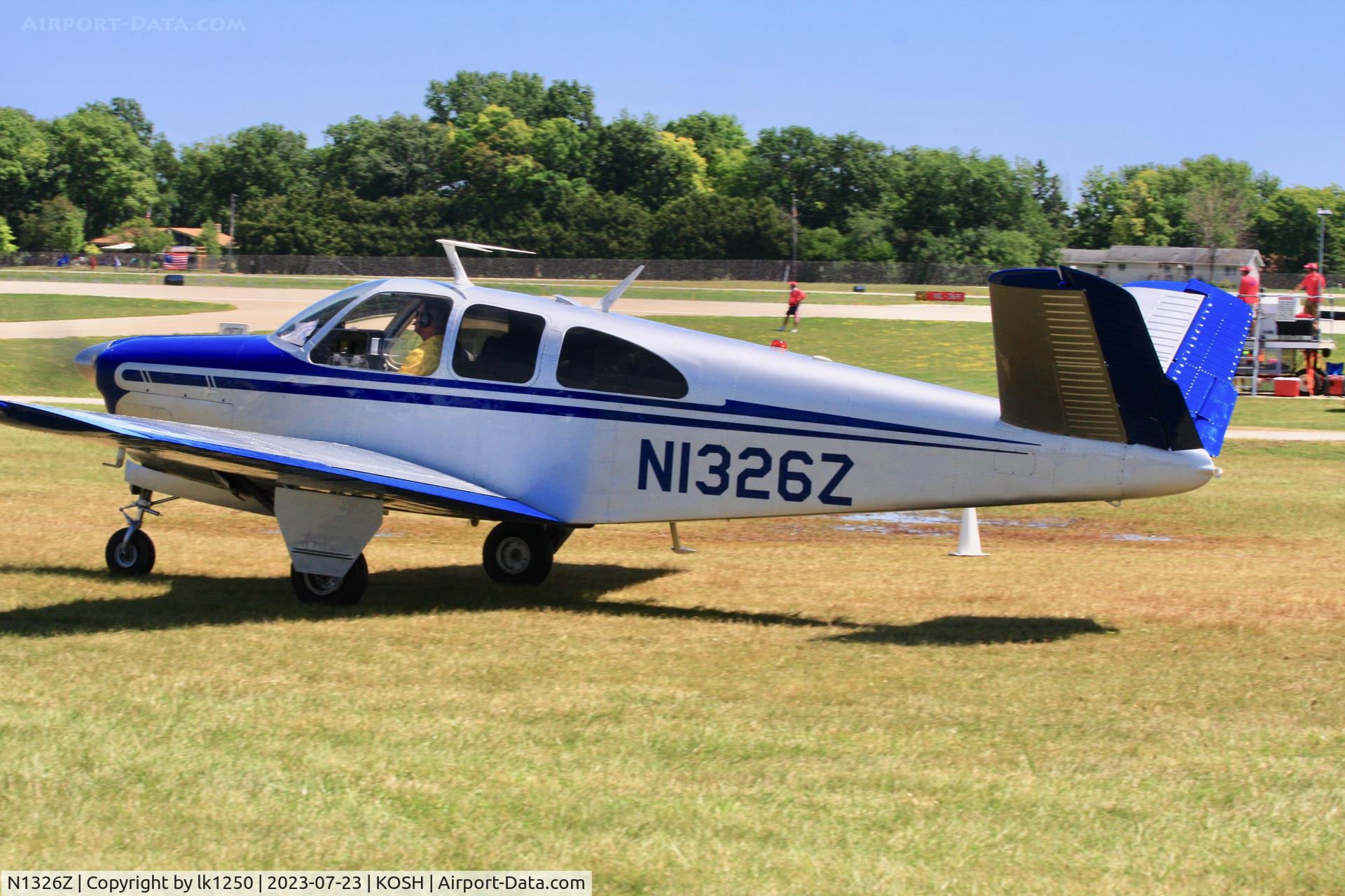 N1326Z, 1961 Beech N35 Bonanza C/N D-6760, This Beech Bonanza was at EAA AirVenture 2023