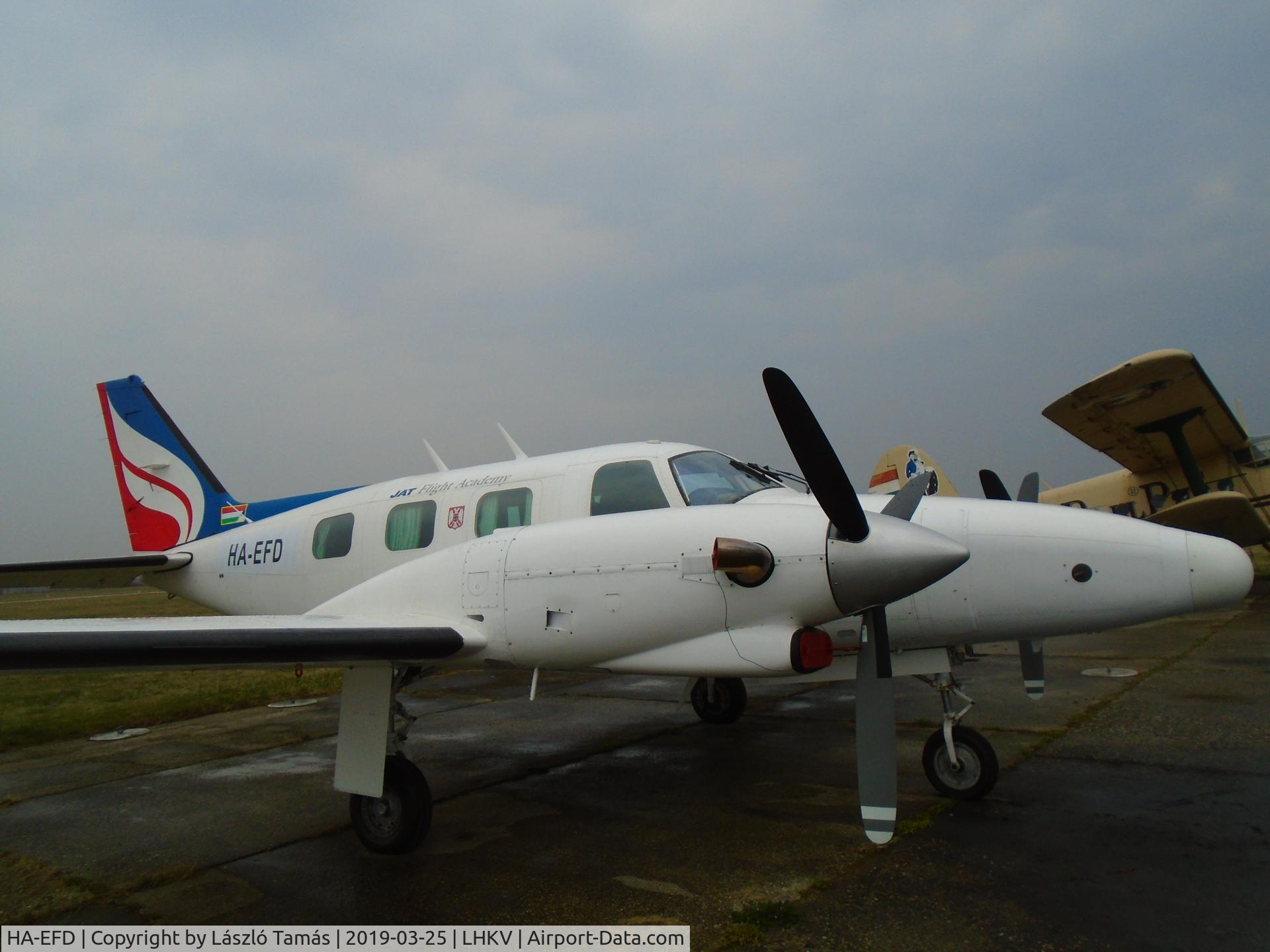 HA-EFD, 1980 Piper PA-31T Cheyenne II C/N 31T-8020063, Kaposújlak airfield