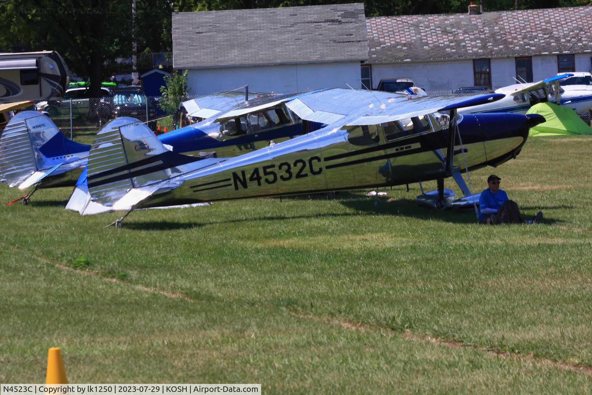 N4523C, 1953 Cessna 170B C/N 25467, This Cessna 170 attended EAA AirVenture 2023