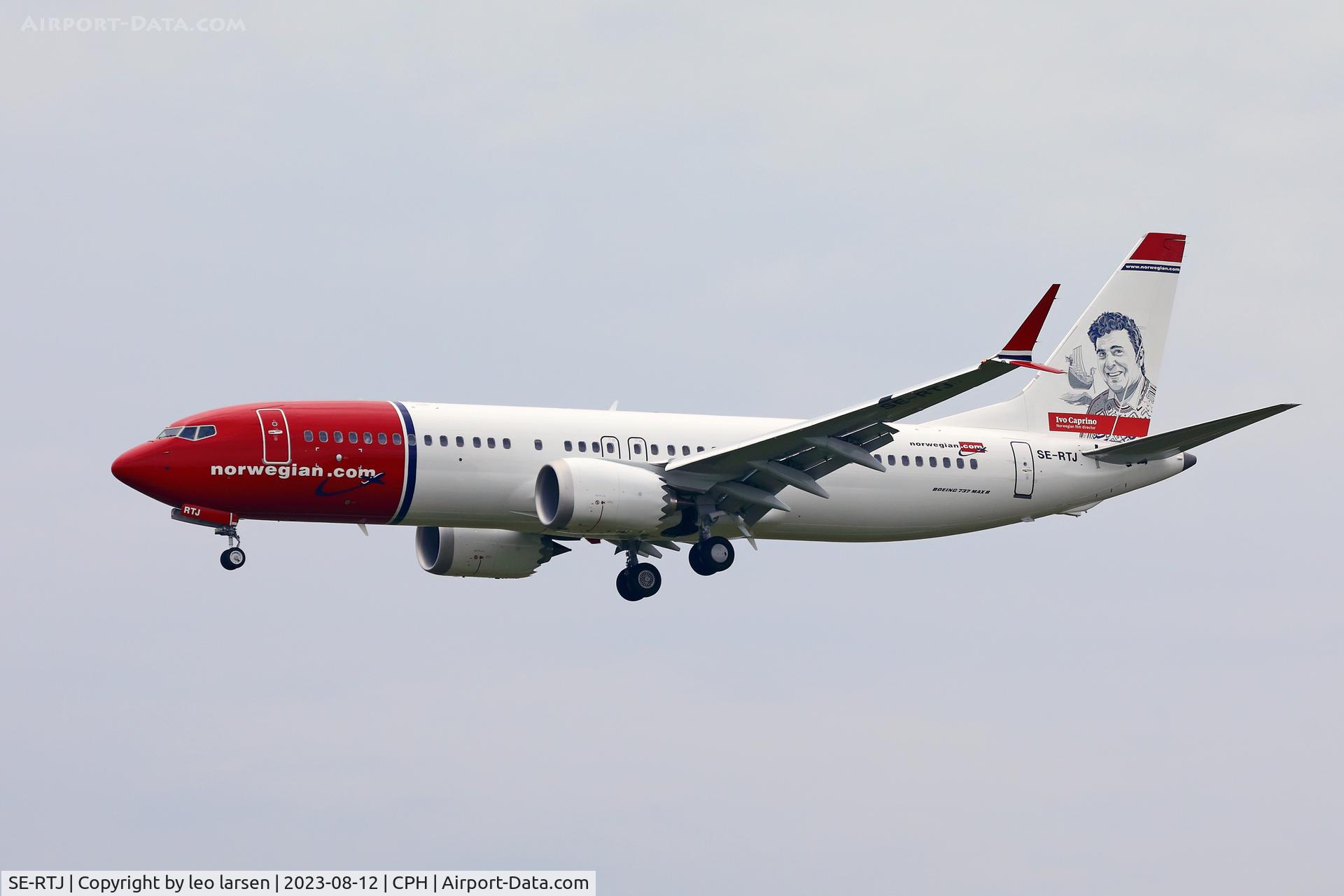 SE-RTJ, 2023 Boeing 737-8 MAX C/N 62903, Copenhagen 12.8.2023