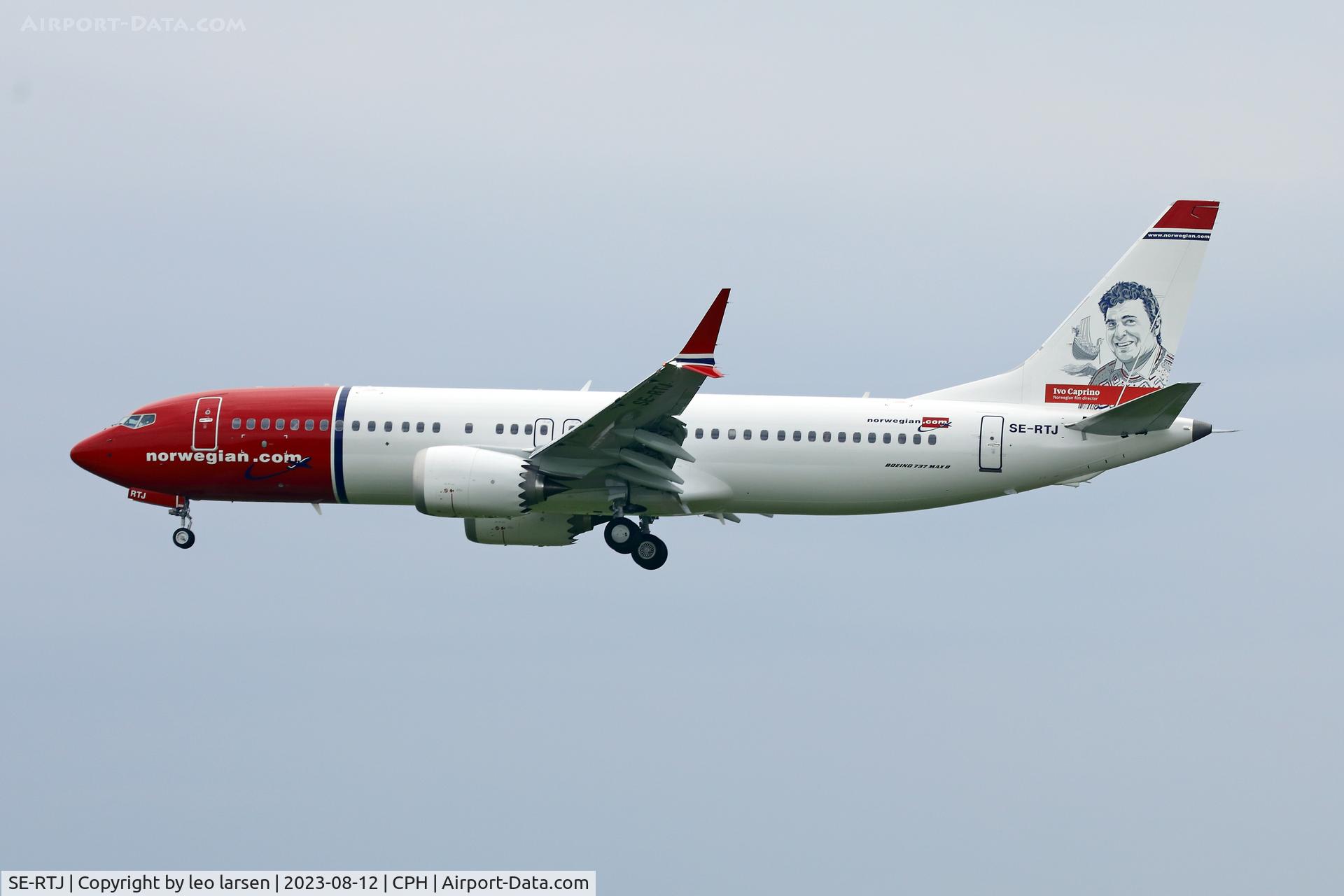 SE-RTJ, 2023 Boeing 737-8 MAX C/N 62903, Copenhagen 12.8.2023