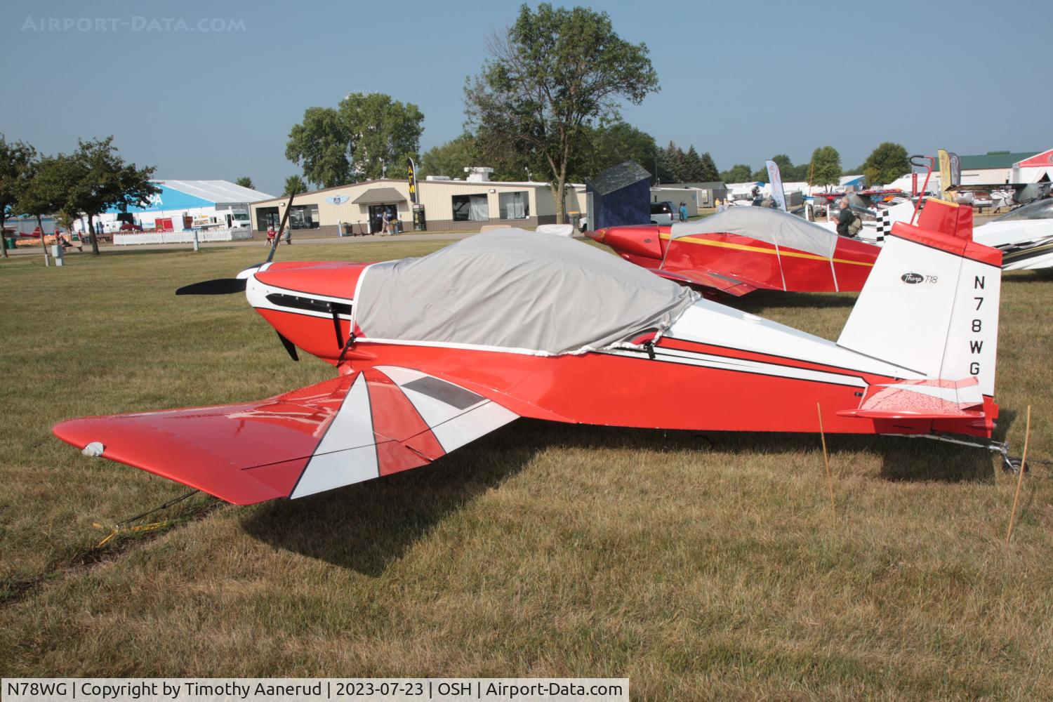 N78WG, Thorp T-18 Tiger C/N 865, Thorp T-18, c/n: 865, AirVenture 2023