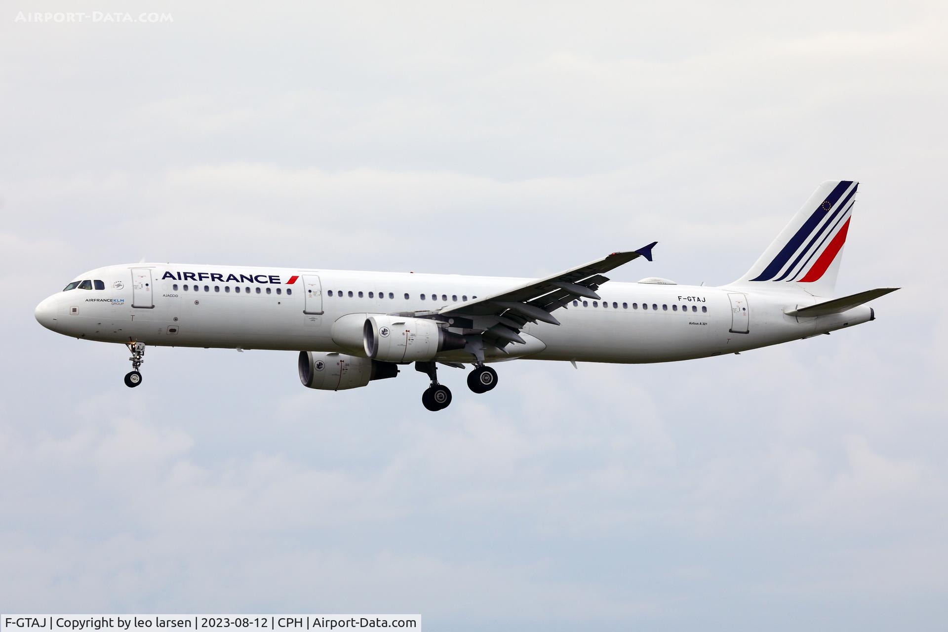 F-GTAJ, 2001 Airbus A321-211 C/N 1476, Copenhagen 12.8.2023
