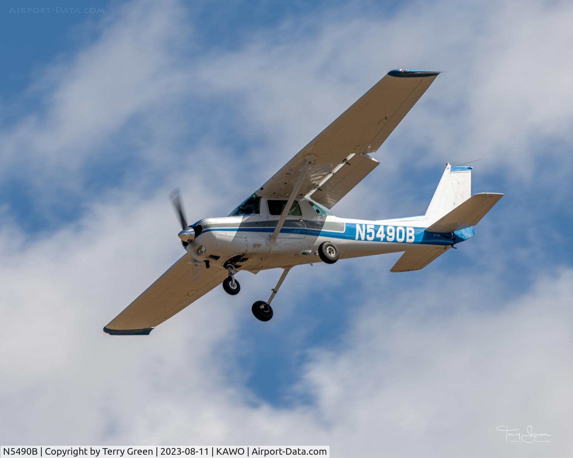 N5490B, 1979 Cessna 152 C/N 15283884, KAWO