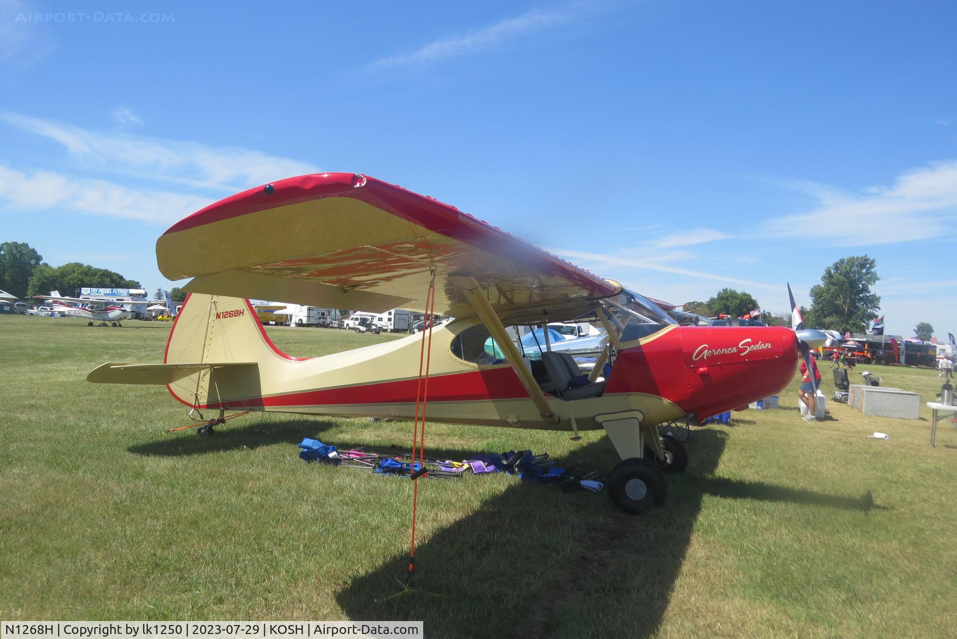N1268H, 1948 Aeronca S15AC C/N 15AC-282, This aeronca Sedan was at EAA AirVenture 2023