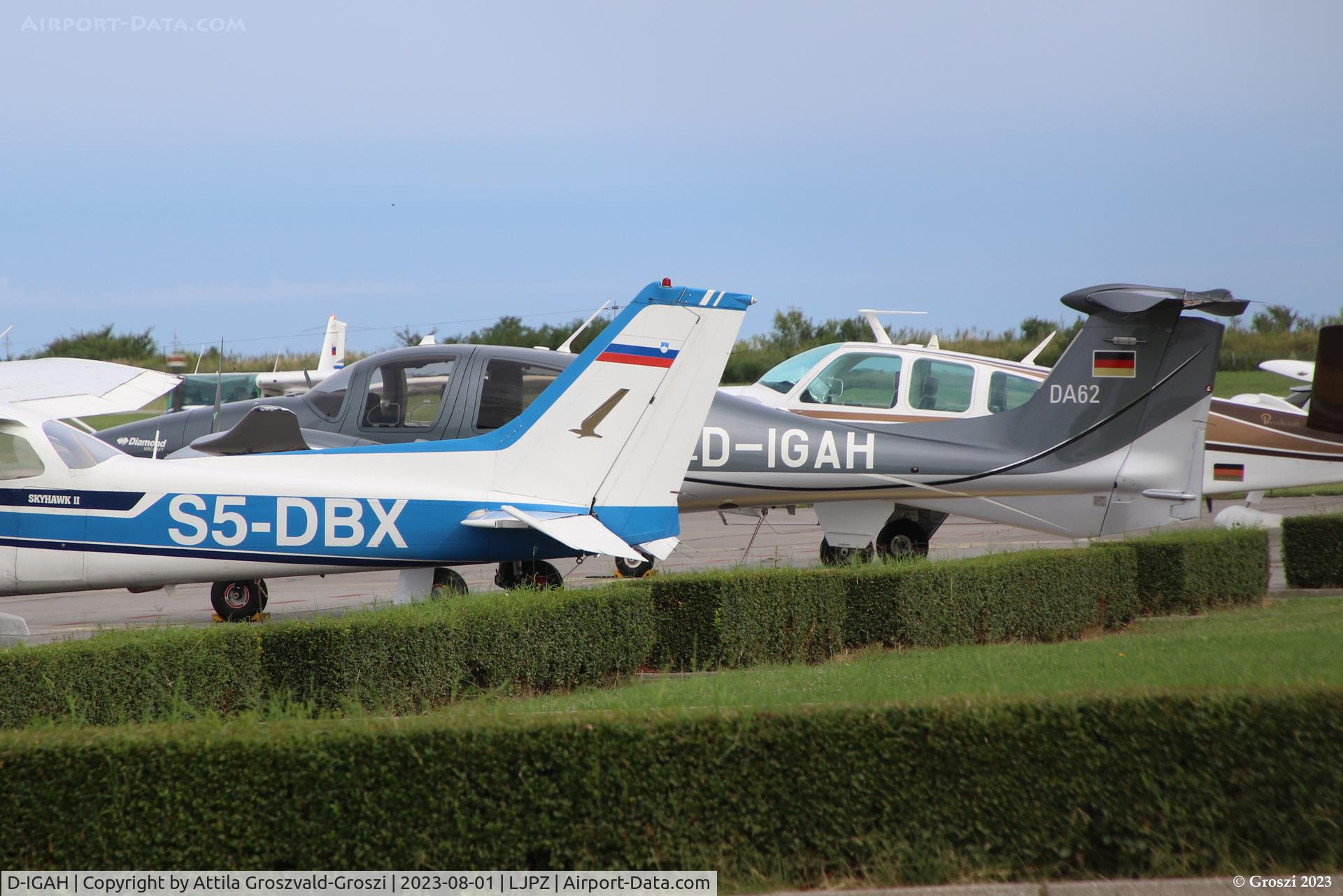 D-IGAH, Diamond DA-62, LJPZ - Portorož Airport, Slovenia