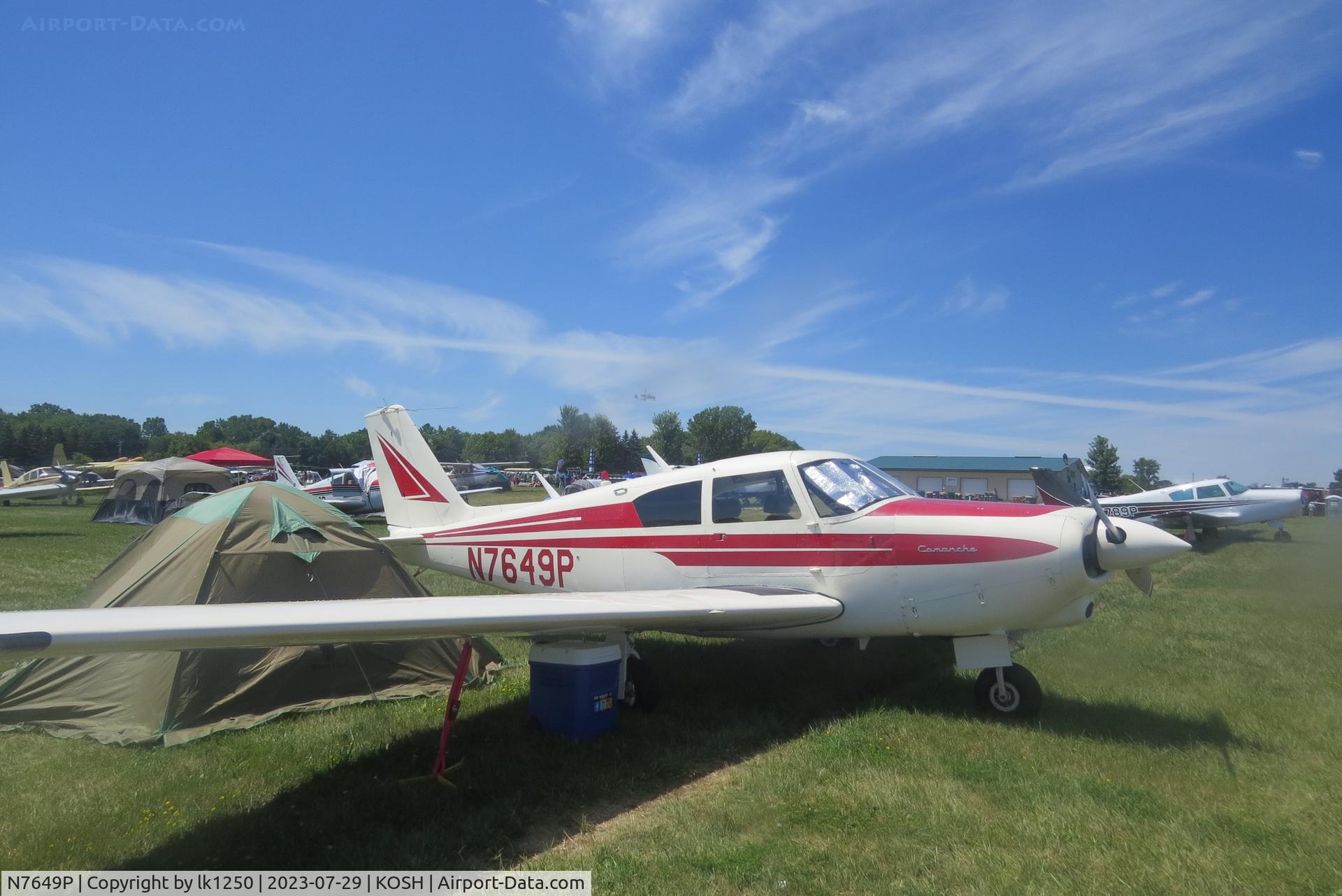 N7649P, 1961 Piper PA-24-180 Comanche C/N 24-2863, This Piper Comanche was at EAA Air Venture 2023