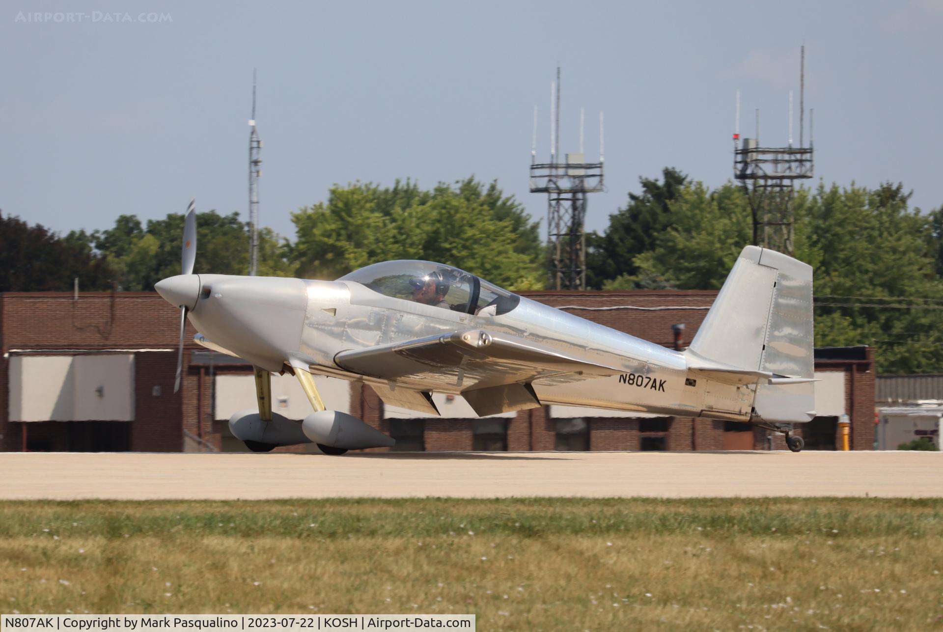 N807AK, 2020 Vans RV-7 C/N 74050, Vams RV-7