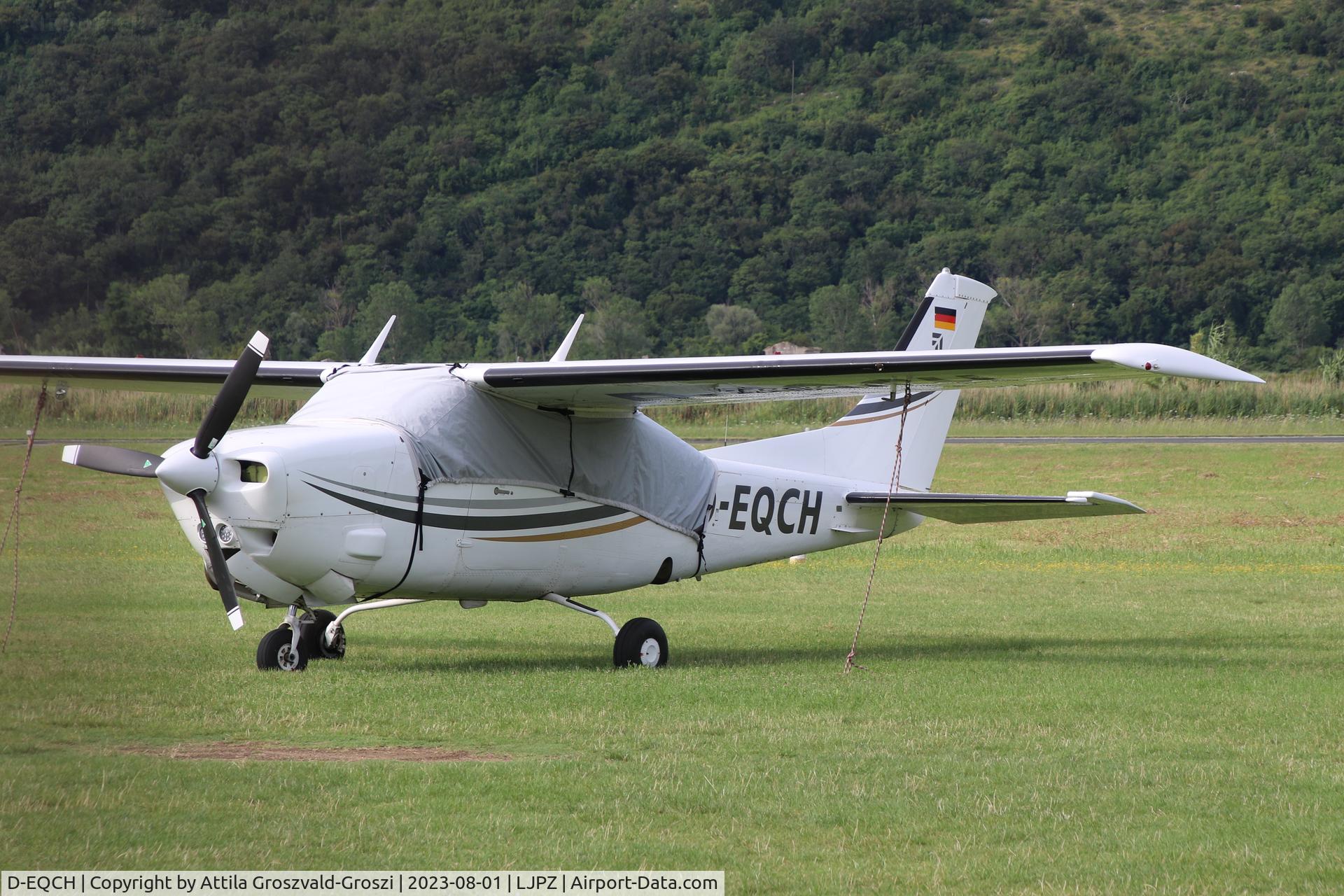 D-EQCH, Cessna P210N Pressurised Centurion Pressurised Centurion C/N P210-00704, LJPZ - Portorož Airport, Slovenia