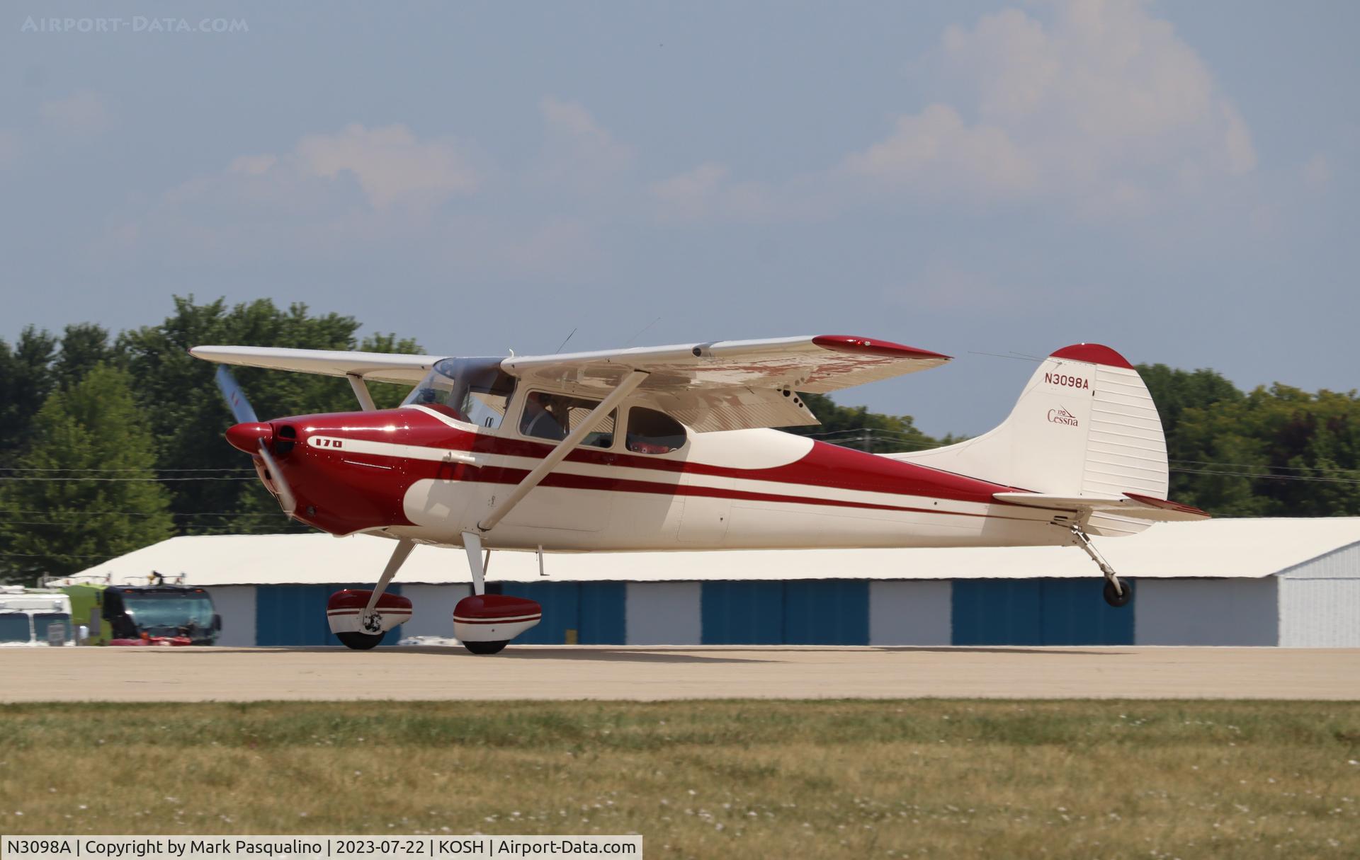 N3098A, 1953 Cessna 170B C/N 25742, Cessna 170B