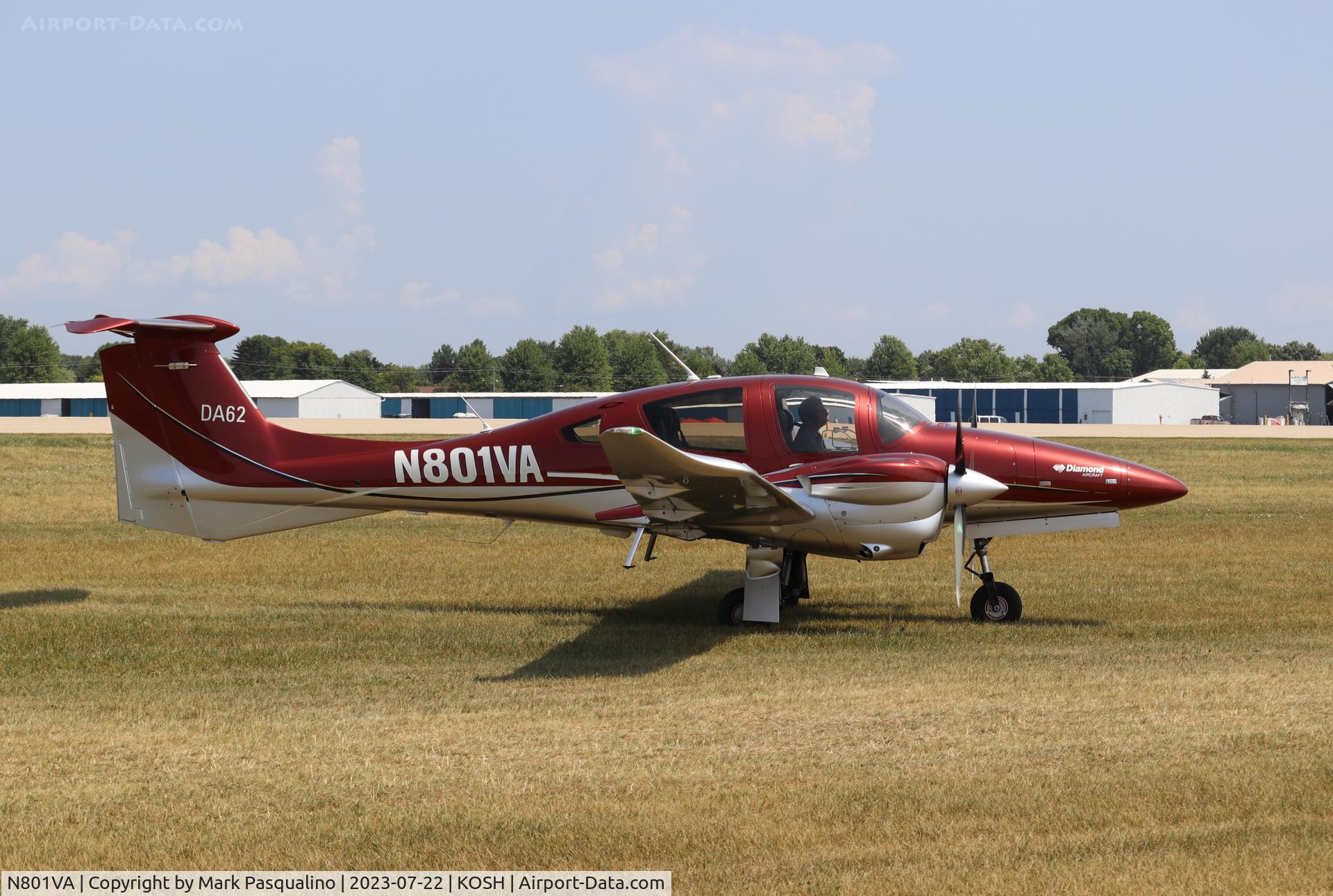 N801VA, 2017 Diamond DA 62 C/N 62.053, Diamond DA 62