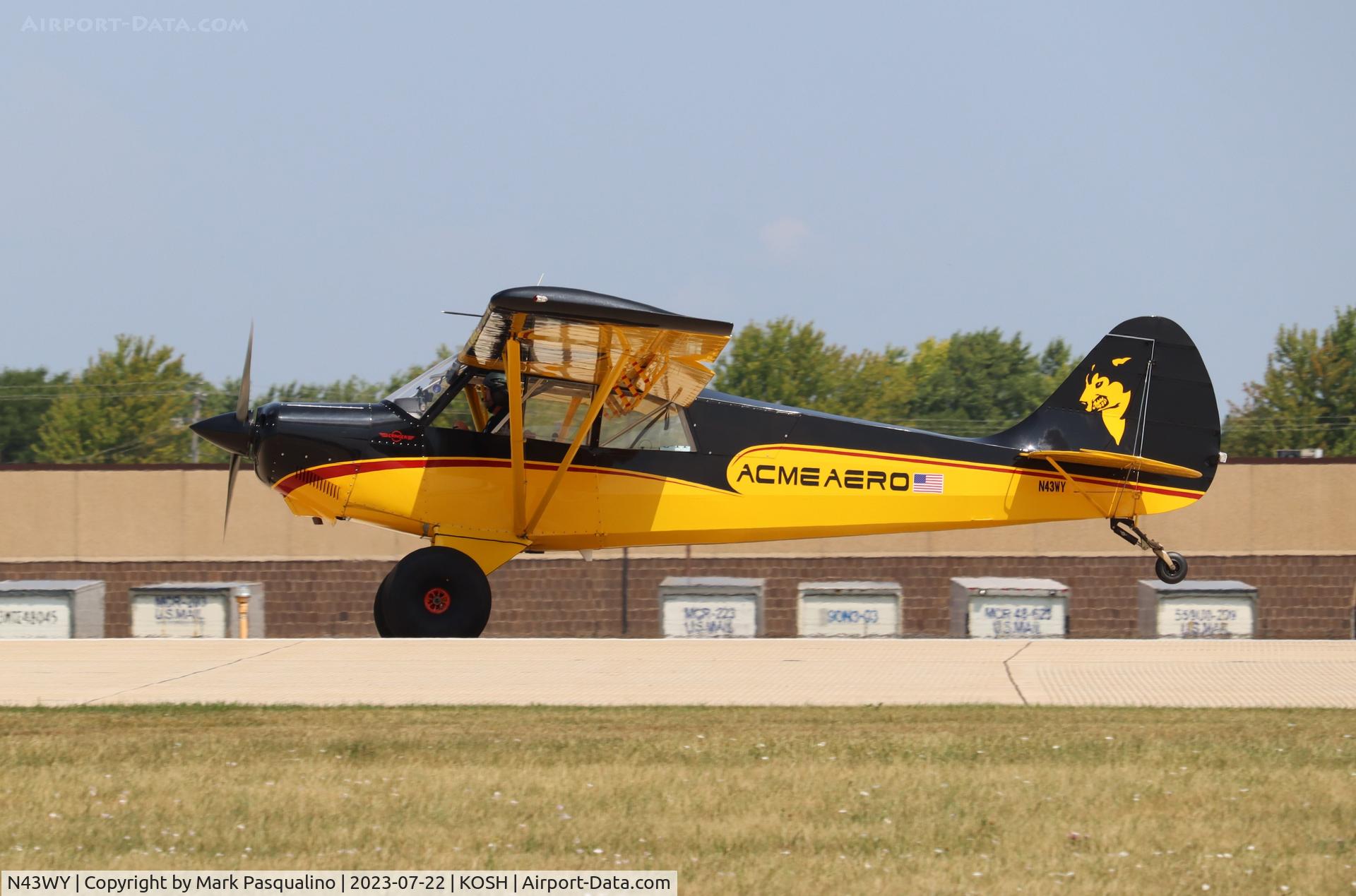 N43WY, 2011 Aviat A-1C-180 Husky C/N 3113, Aviat A-1C-180