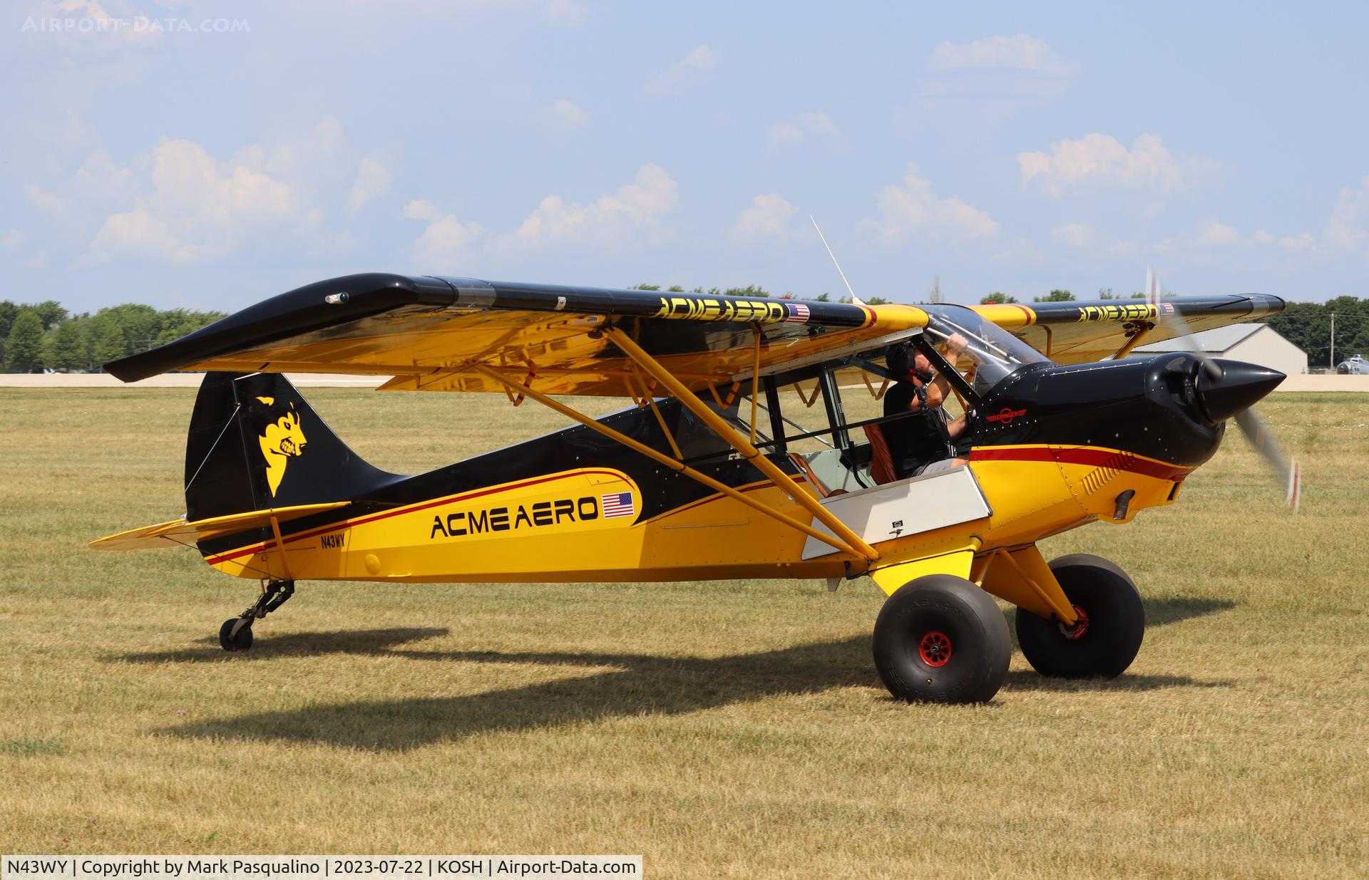 N43WY, 2011 Aviat A-1C-180 Husky C/N 3113, Aviat A-1C-180