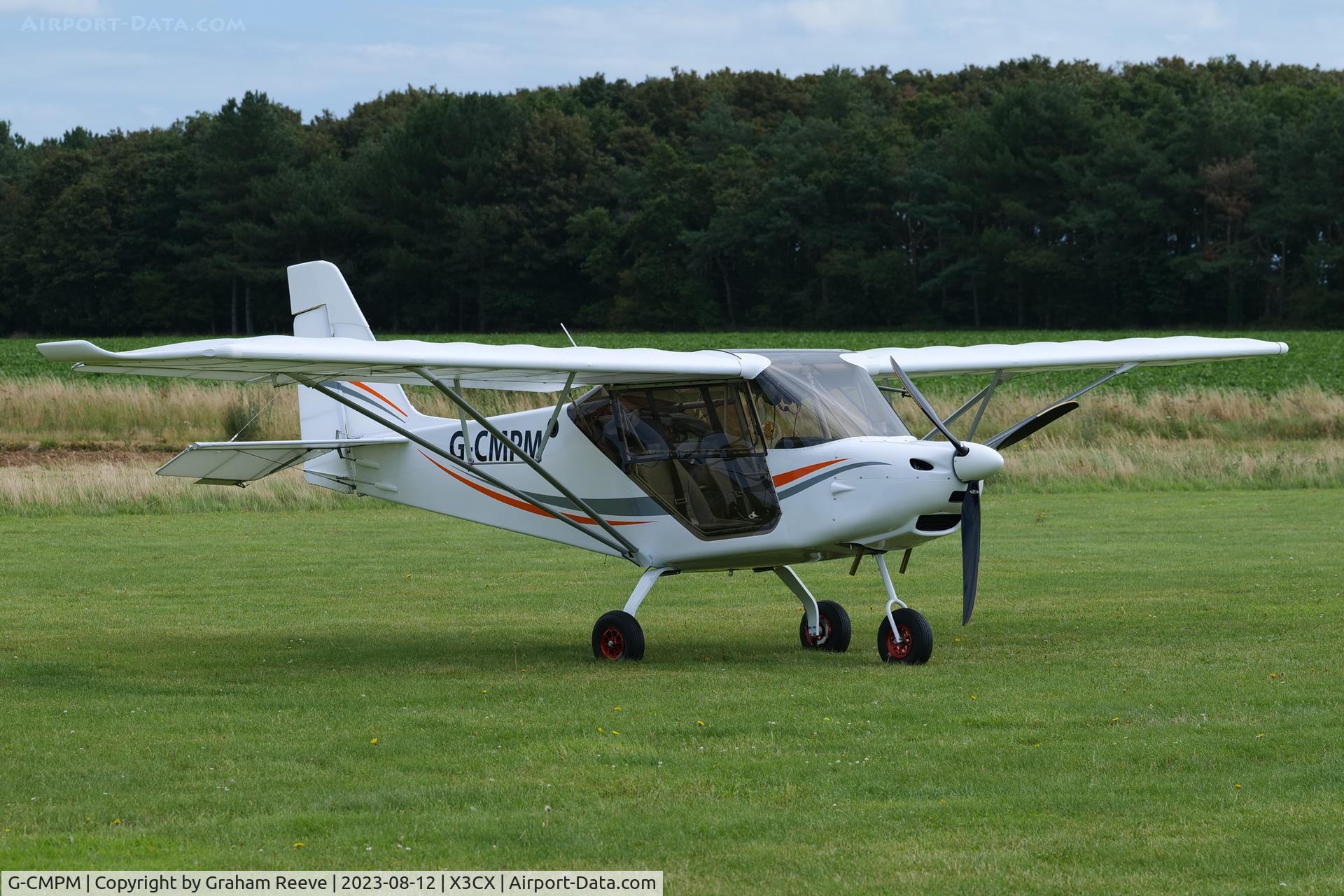 G-CMPM, 2023 Flylight Airsports Ltd Skyranger Nynja C/N 365-20, Parked at Northrepps.