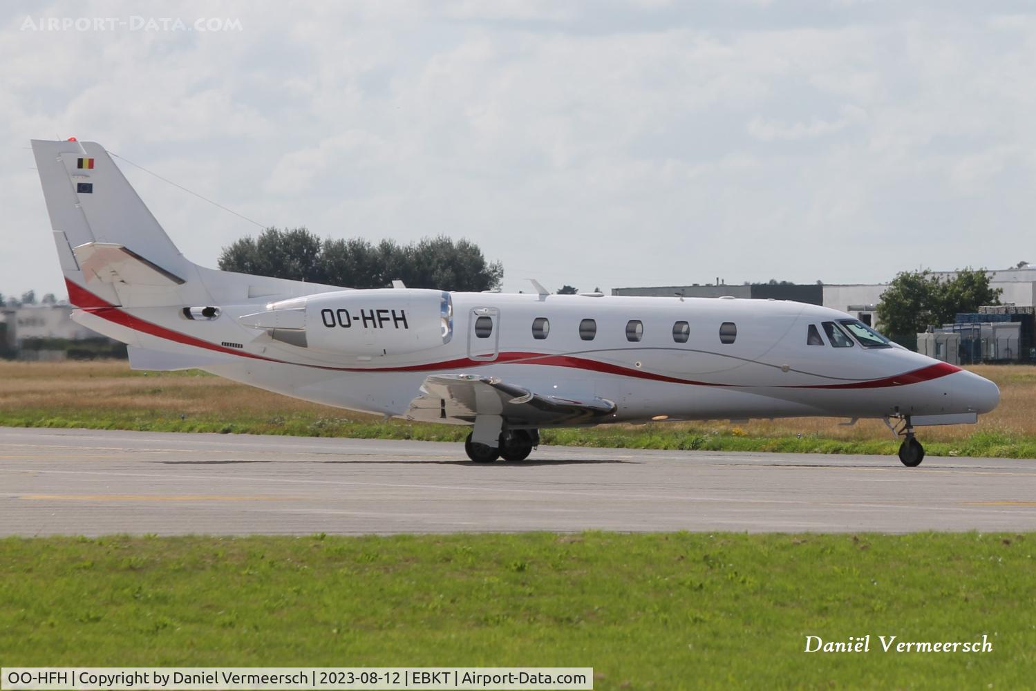OO-HFH, 2008 Cessna 560XL Citation XLS C/N 560-5797, At Wevelgem.