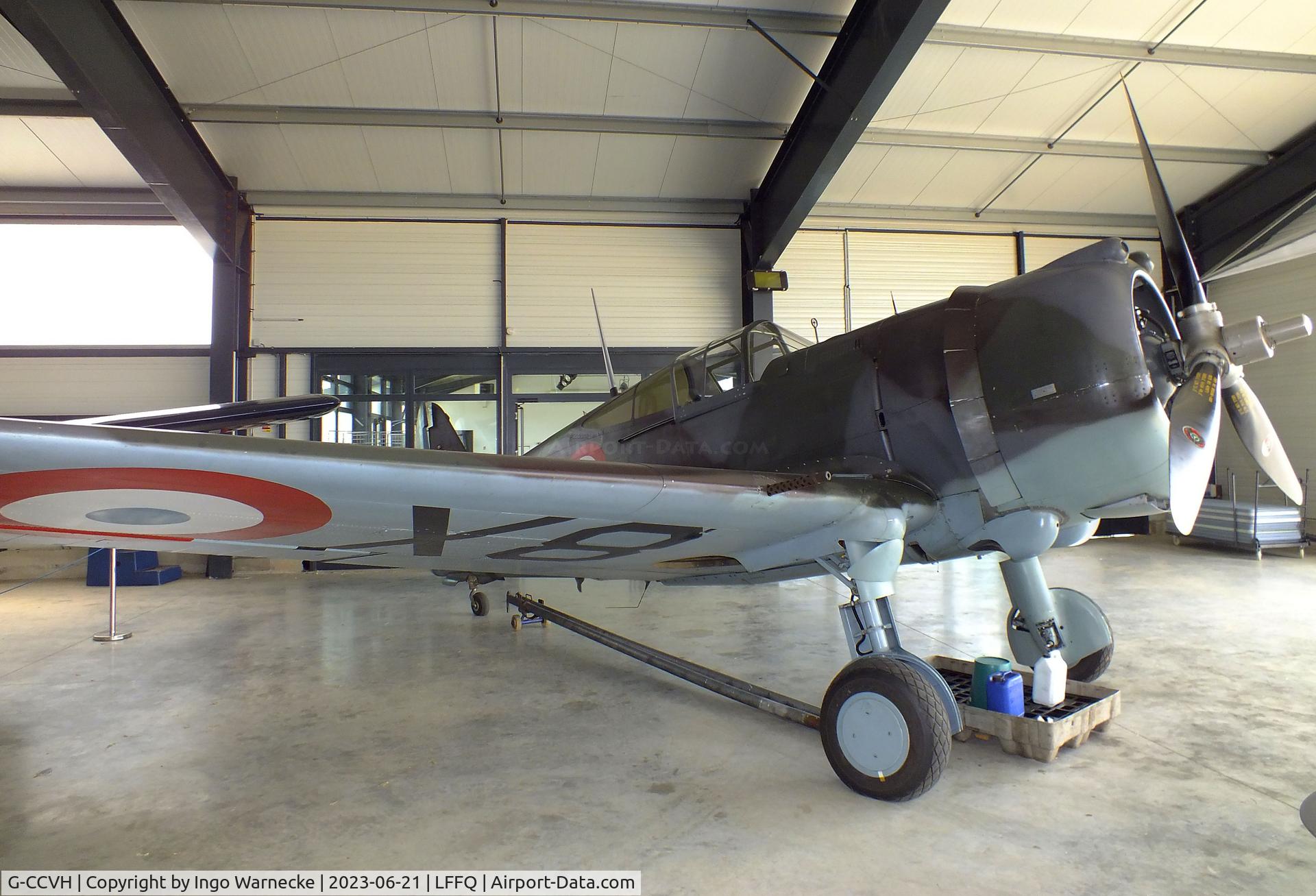 G-CCVH, 1939 Curtiss H-75A-1 C/N 12881, Curtiss H-75A-1 Hawk at the Musee Volant Salis/Aero Vintage Academy, Cerny