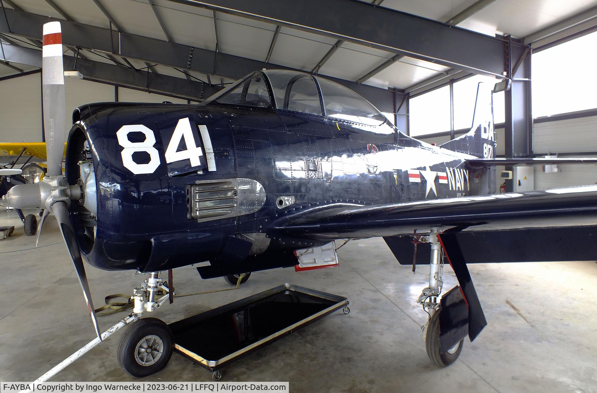 F-AYBA, 1954 North American T-28B Trojan C/N 200-242 (138171), North American T-28B Trojan at the Musee Volant Salis/Aero Vintage Academy, Cerny