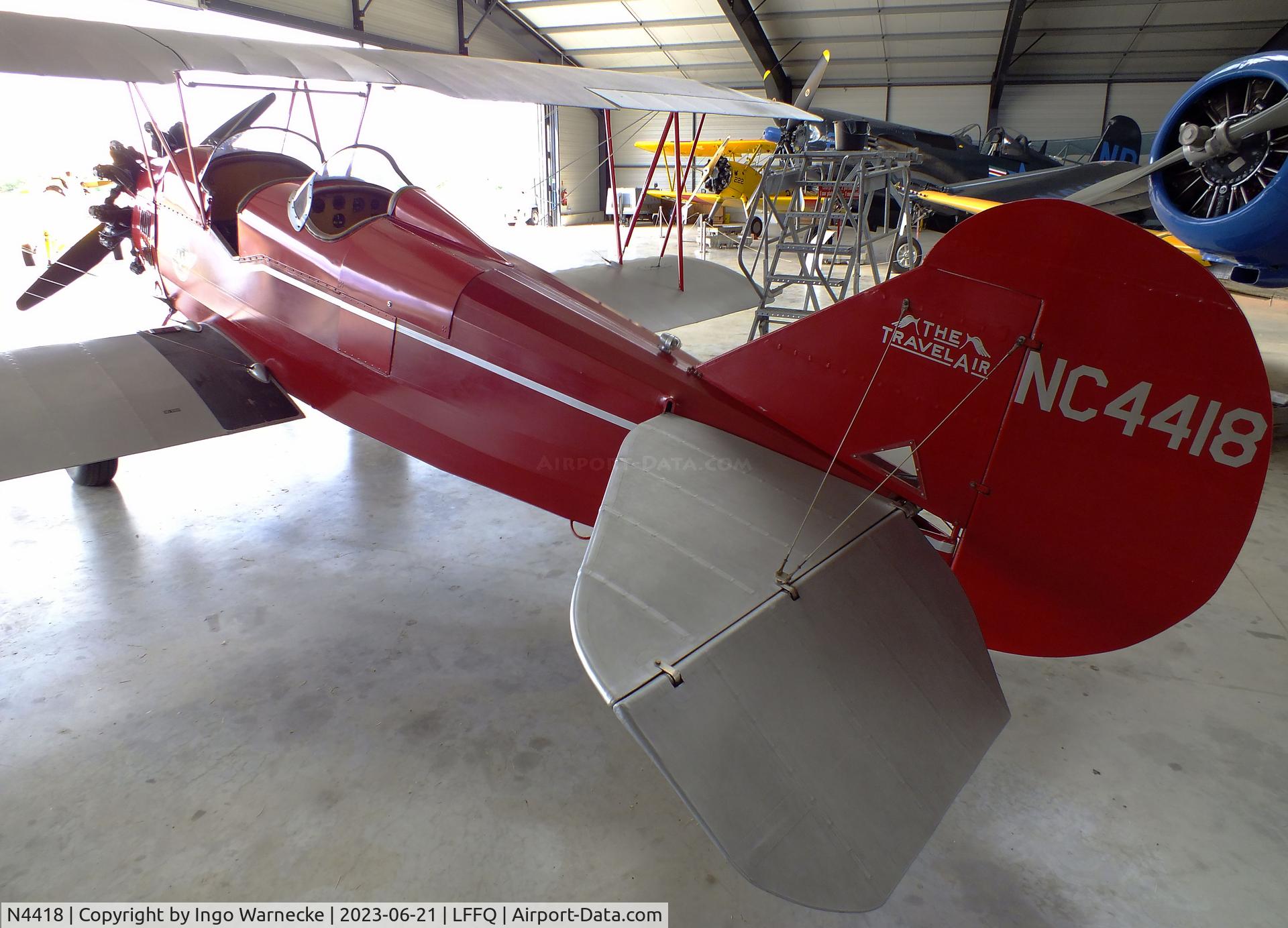 N4418, 1928 Curtiss-Wright Travel Air 4000 C/N 378, Curtiss-Wright Travel Air 4000 at the Musee Volant Salis/Aero Vintage Academy, Cerny