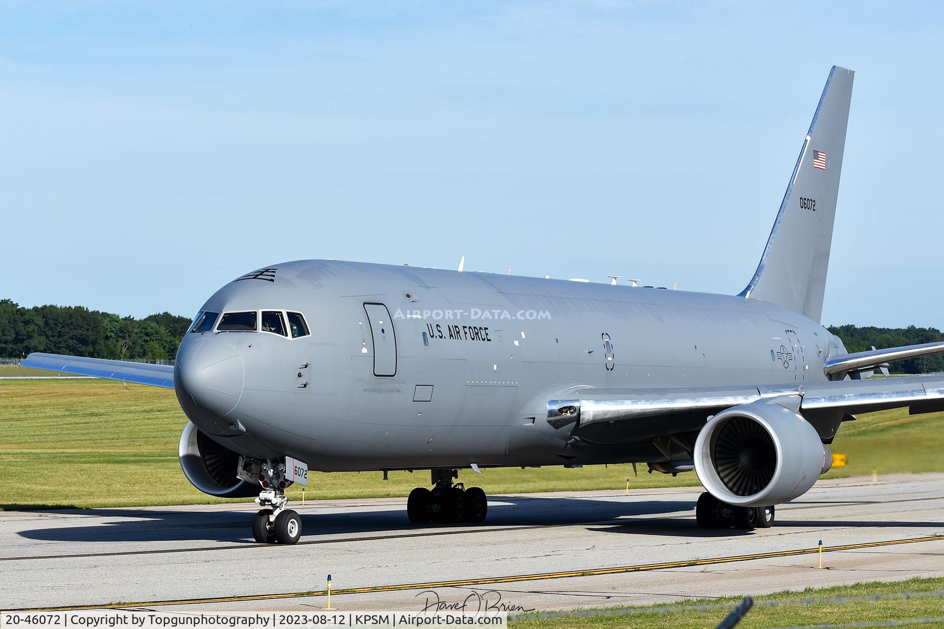 20-46072, 2021 Boeing KC-46A Pegasus C/N /1254, NICE22 off to CAP Duty