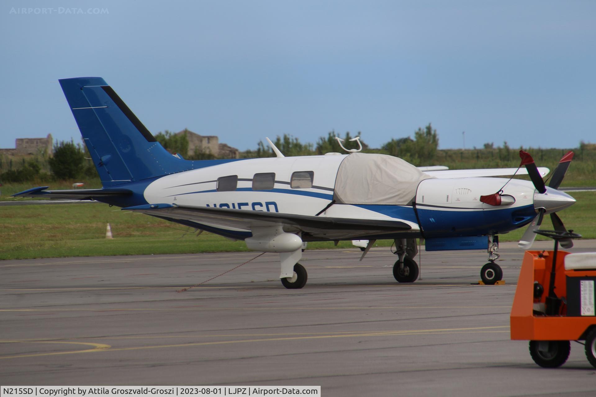 N215SD, 2001 Piper PA-46-500TP C/N 4697049, LJPZ - Portorož Airport, Slovenia