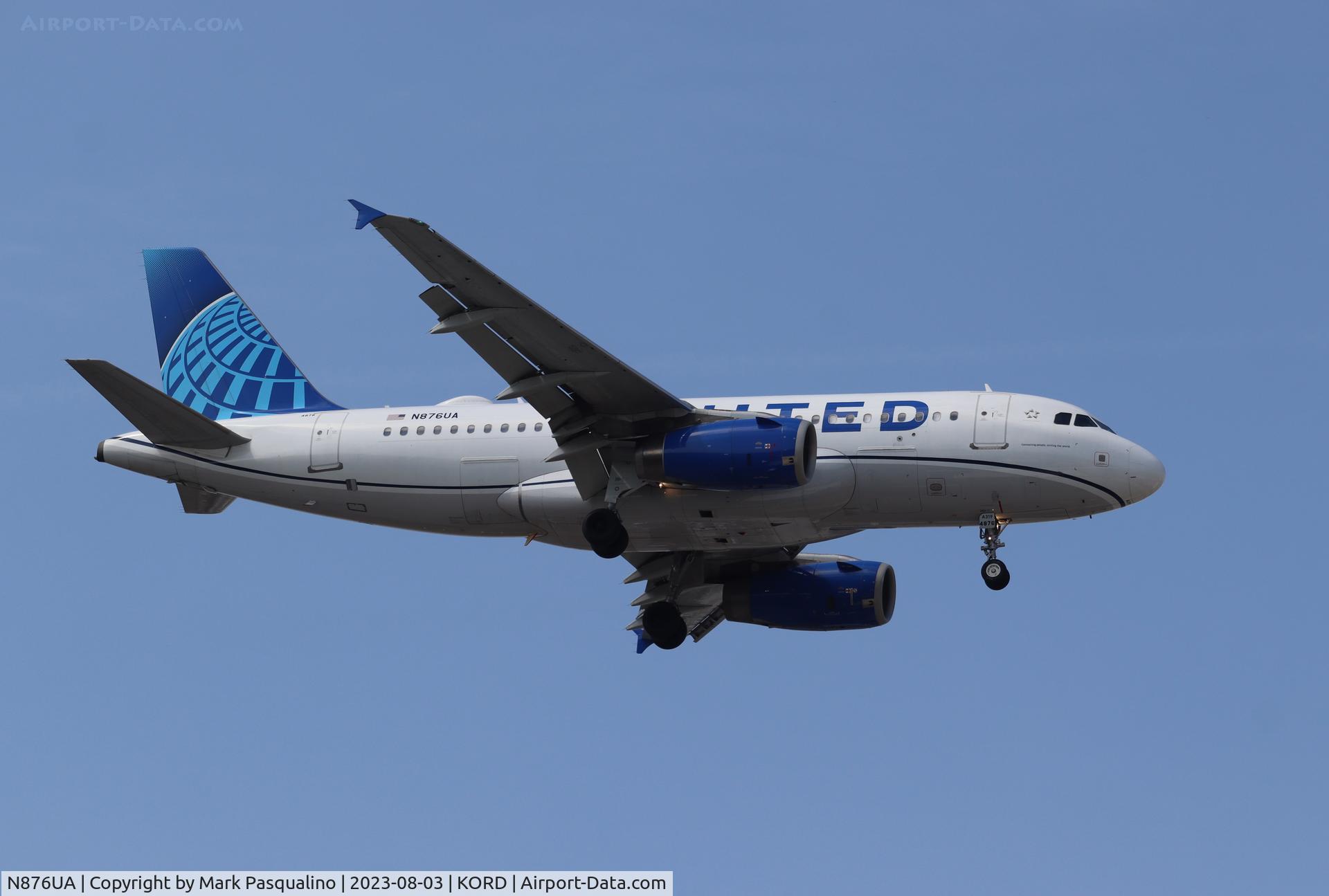 N876UA, 2004 Airbus A319-132 C/N 2203, Airbus A319-132