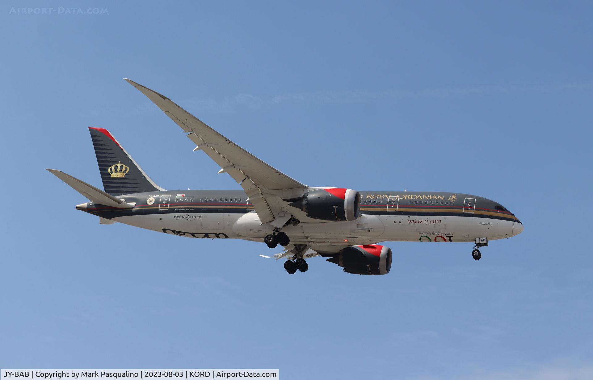 JY-BAB, 2014 Boeing 787-8 Dreamliner Dreamliner C/N 35319, Boeing 787-8