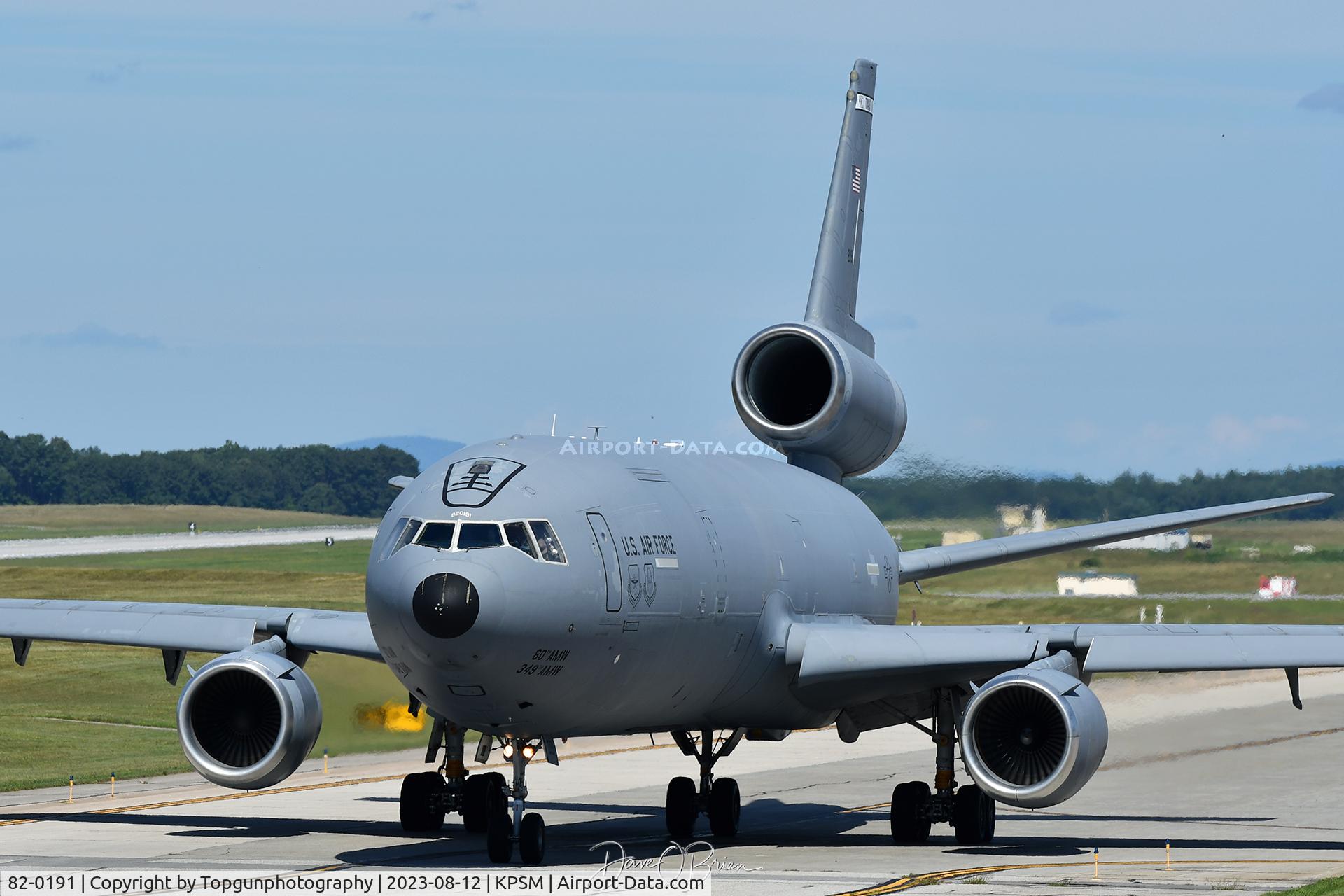 82-0191, 1983 McDonnell Douglas KC-10A Extender C/N 48213, 60th AMW