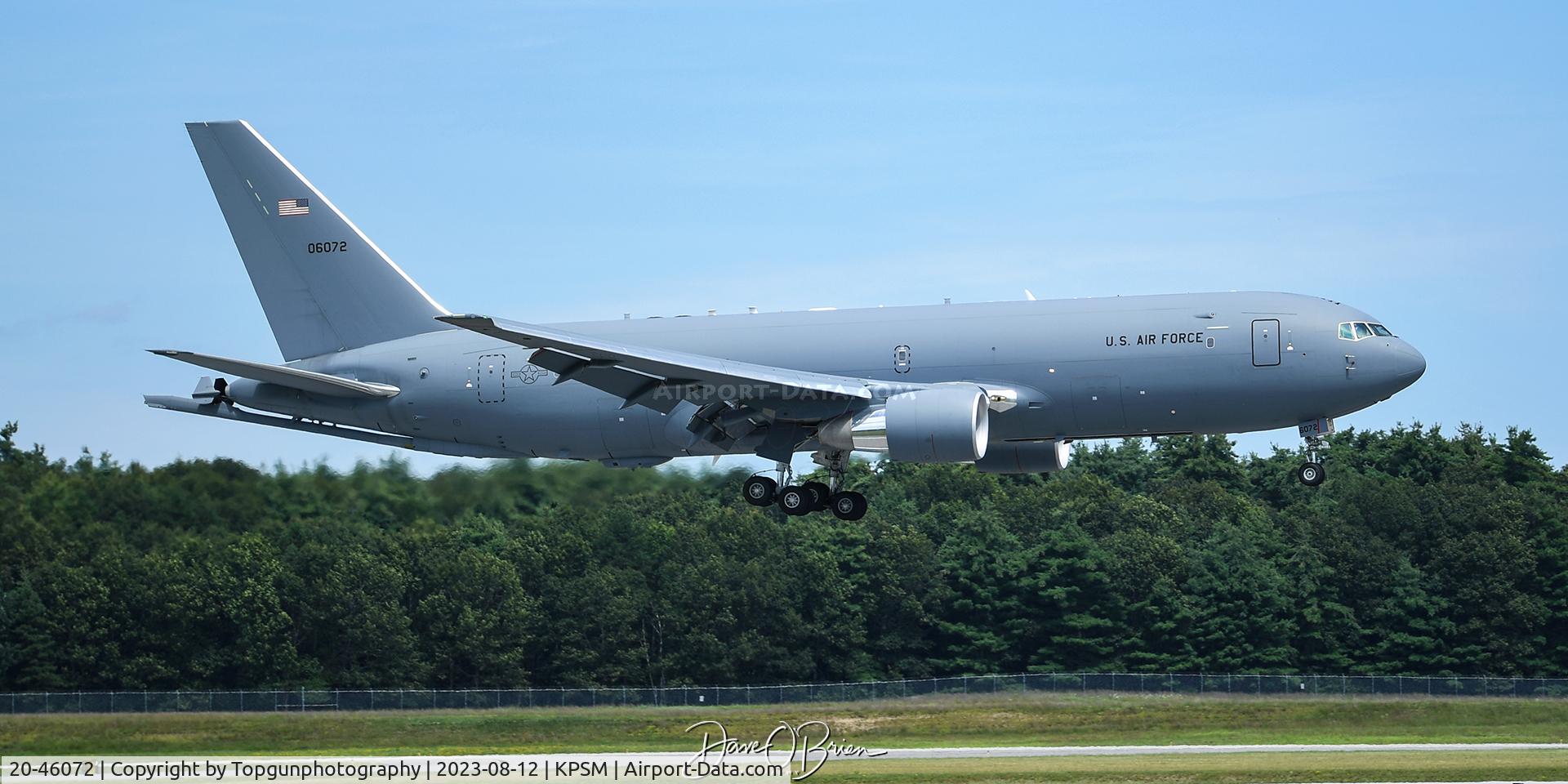 20-46072, 2021 Boeing KC-46A Pegasus C/N /1254, NICE22 returning from the morning sortie