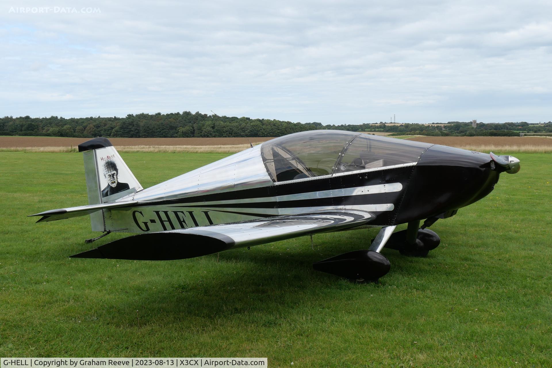 G-HELL, 2015 Sonex 3300 C/N LAA 337-15182, Parked at Northrepps.