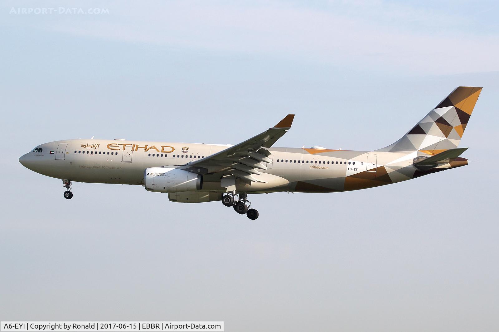 A6-EYI, 2006 Airbus A330-243 C/N 730, at bru