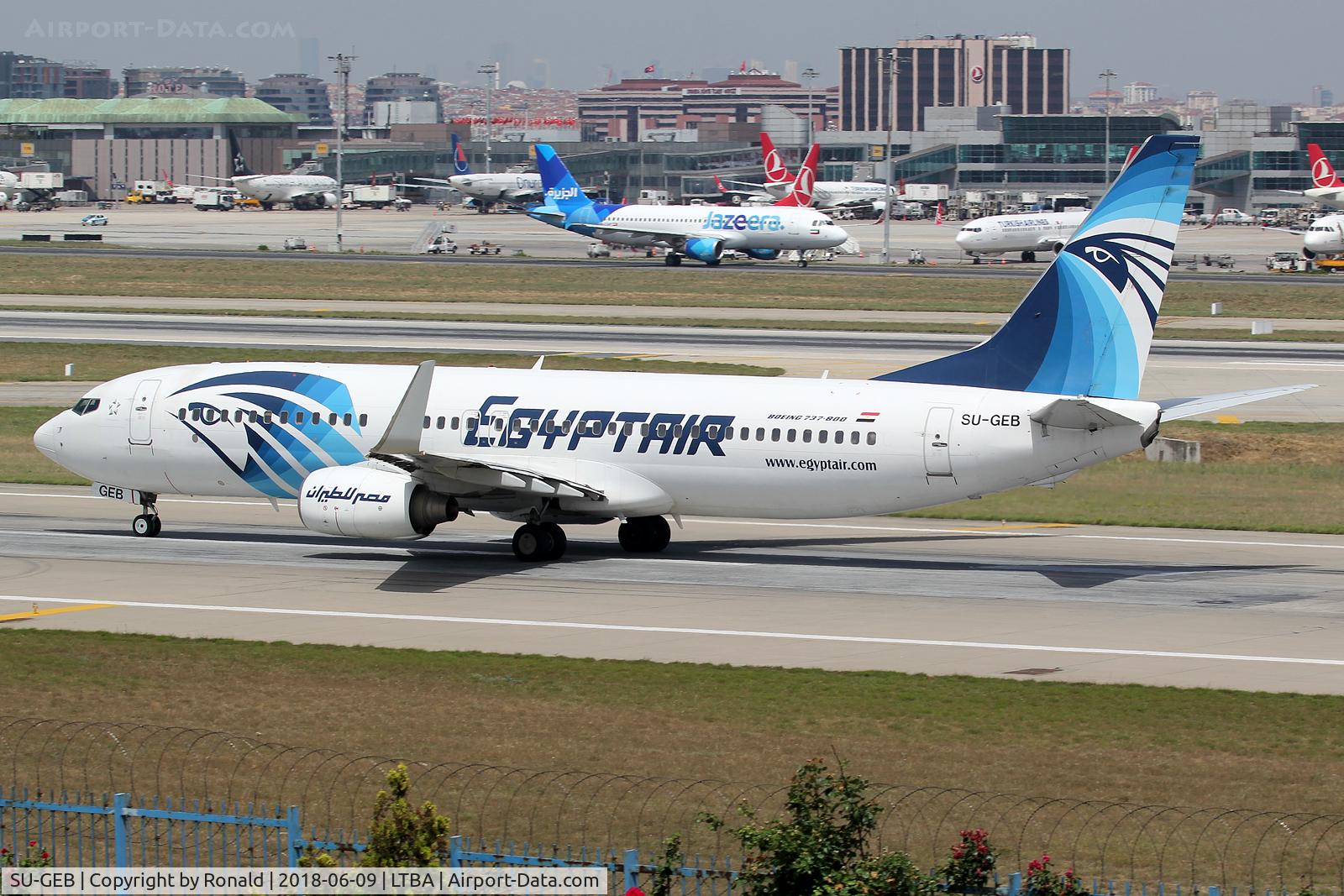 SU-GEB, 2011 Boeing 737-866 C/N 40800, at ist