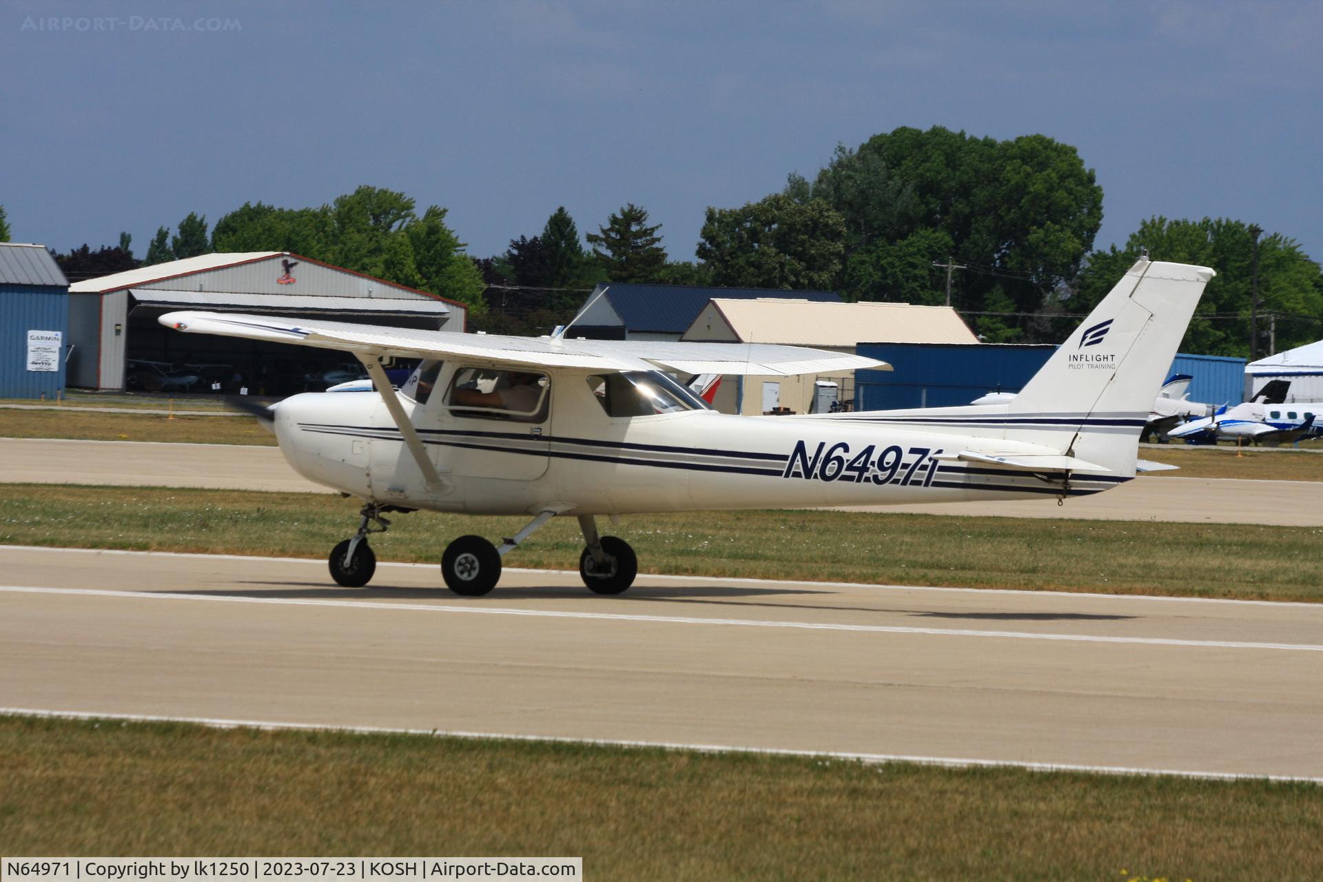 N64971, 1978 Cessna 152 C/N 15281505, This Cessna 152 ariived at EAA Air Venture 2023
