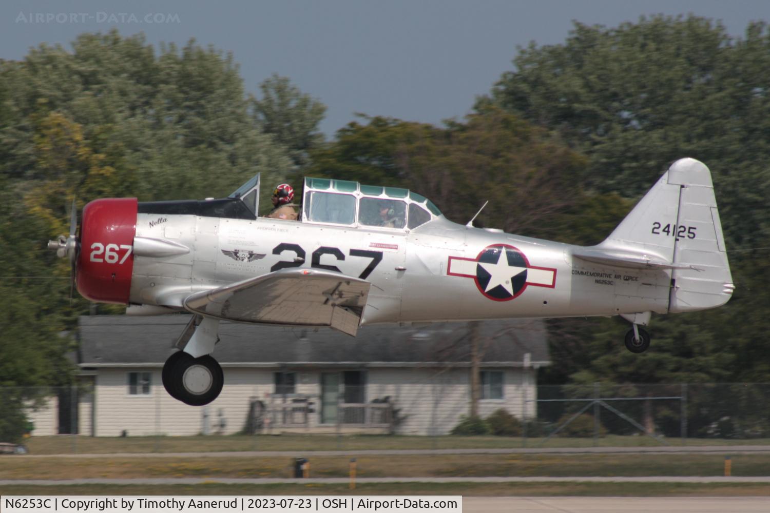 N6253C, North American T-6G Texan C/N 168-47, North American T-6G Texan, c/n: 168-47, AirVenture 2023