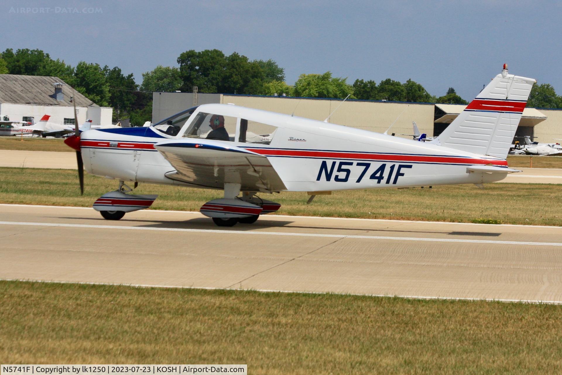 N5741F, 1968 Piper PA-28-140 C/N 28-25043, This Piper Cherokee 140 was at EAA Air Venture 2023
