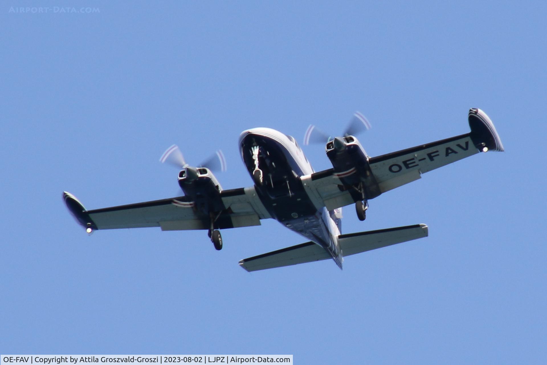 OE-FAV, Cessna 340A C/N 340A0707, LJPZ - Portorož Airport, Slovenia