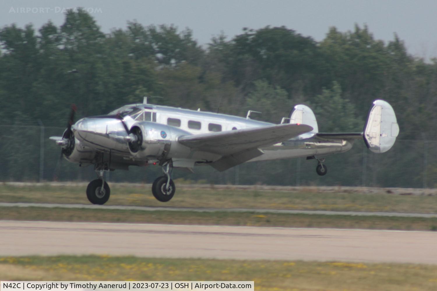 N42C, Beech D18S C/N A-468, Beech D18S, c/n: A-468, AirVenture 2023