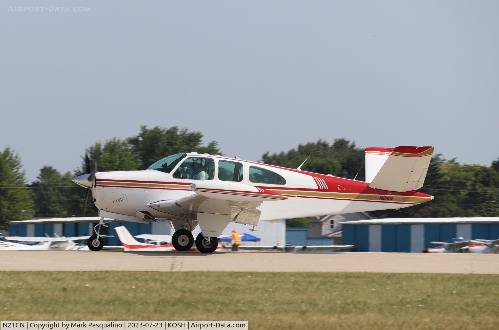 N21CN, 1953 Beech D35 C/N D-3459, Beech D35
