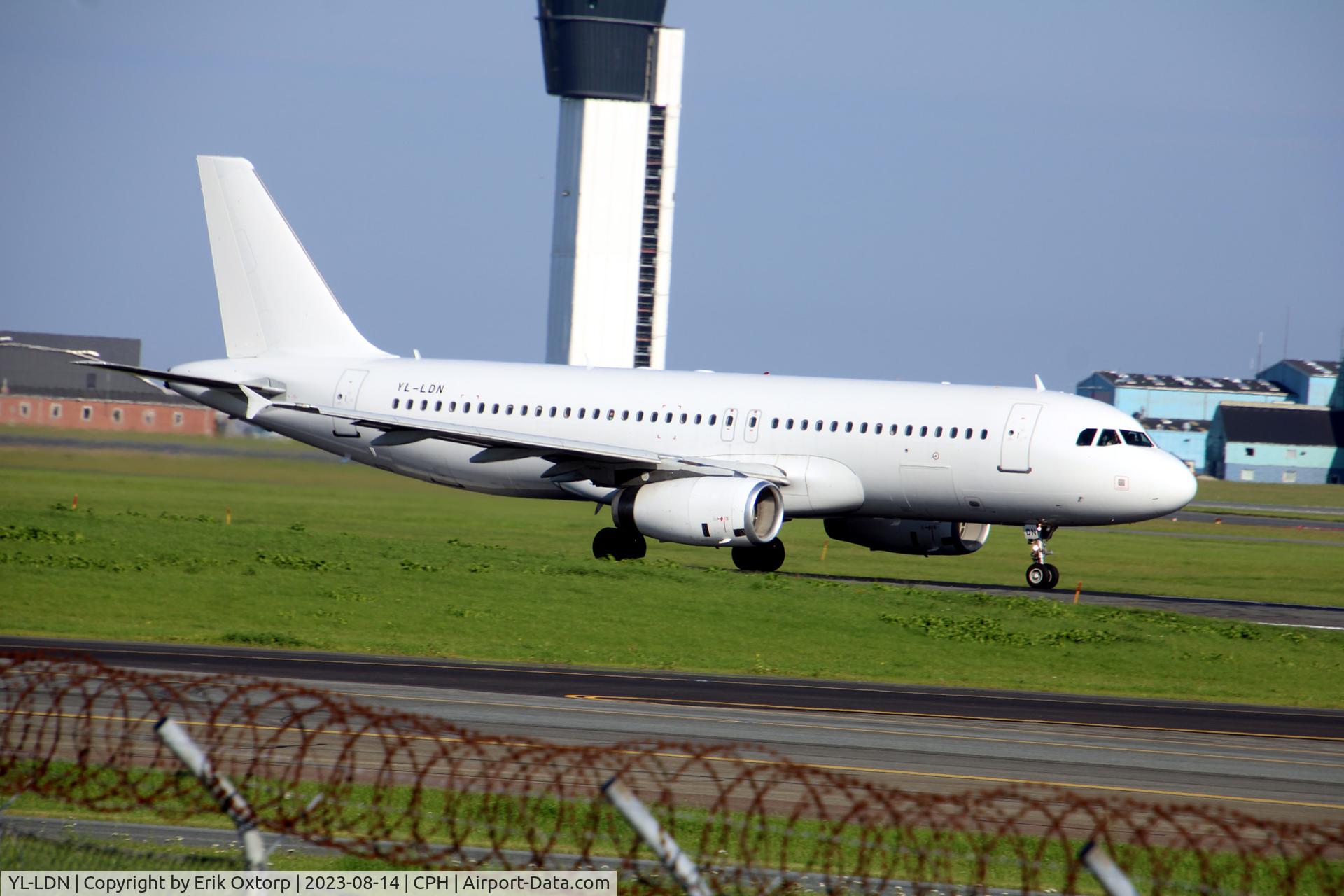 YL-LDN, 2008 Airbus A320-232 C/N 3641, YL-LDN taking off rw 22R. YL-LDN operating a SAS flight CPH-ARN