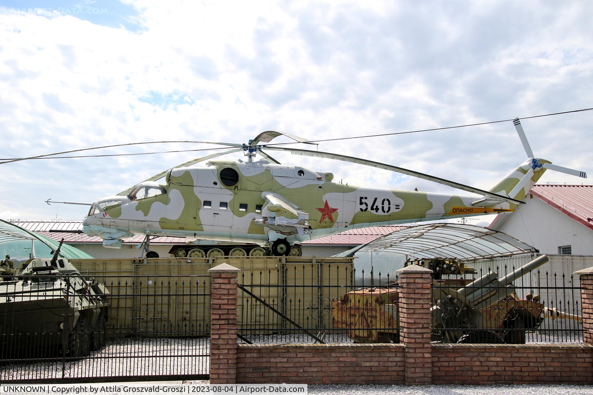 UNKNOWN, Mil Mi-24D Hind C/N 730212, Kolárovo-Gúta KolArms Museum, Slovakia