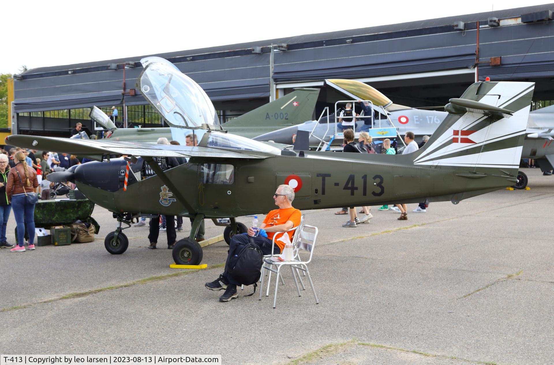 T-413, 1976 Saab T-17 Supporter C/N 15-213, Værløse 13.8.2023