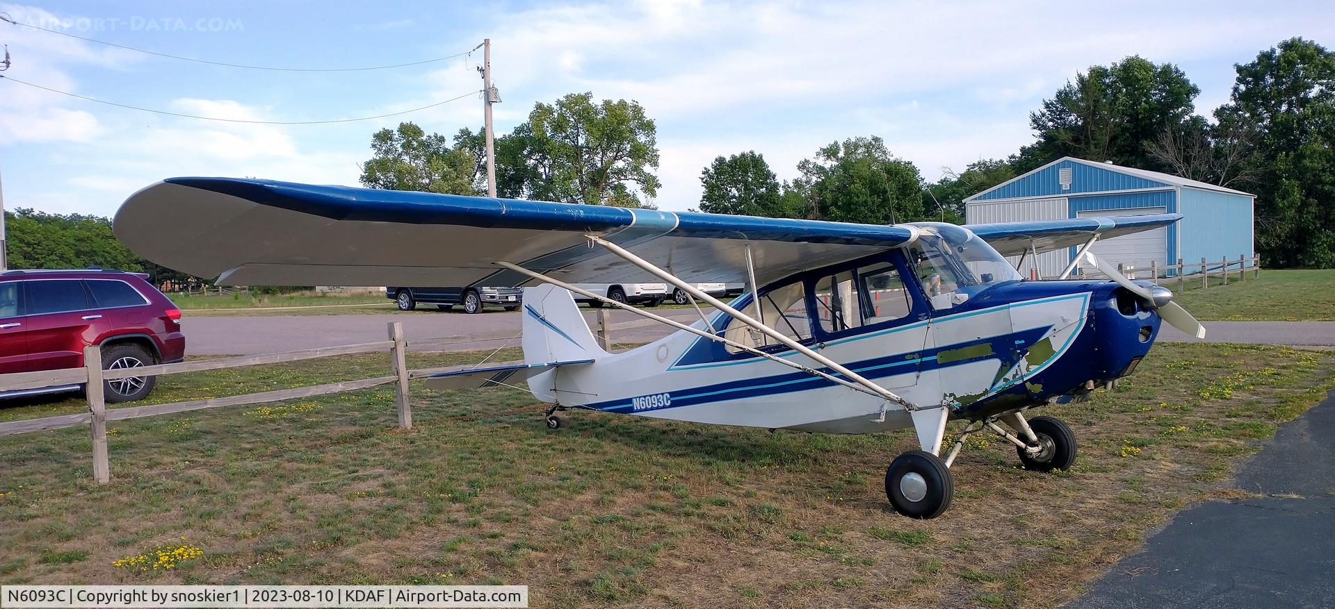N6093C, 1956 Aeronca 7BCM C/N 47-1201, Flying Hamburger Social