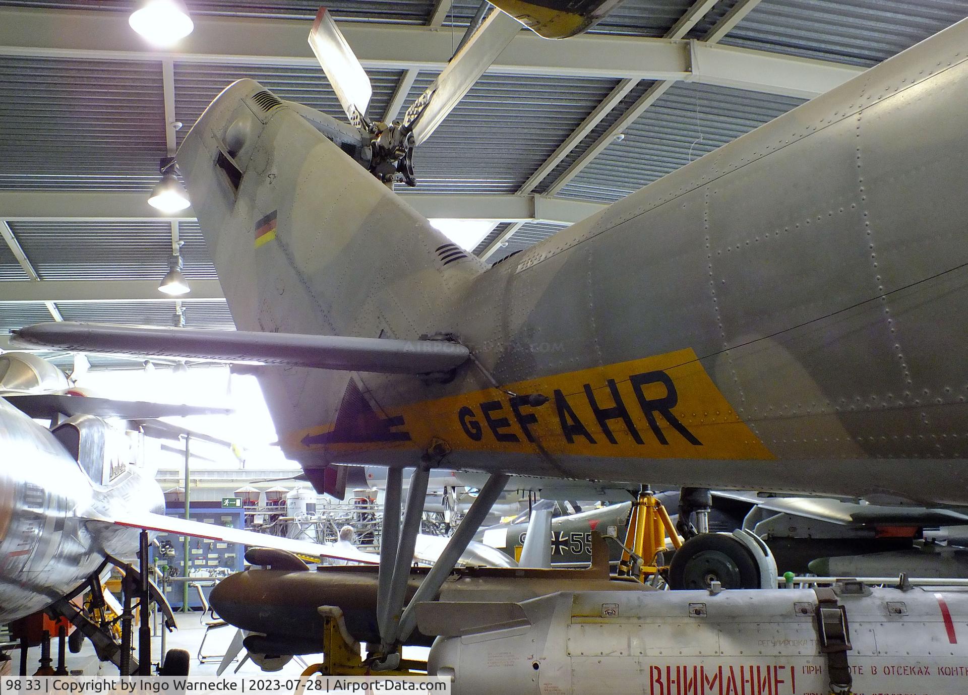 98 33, Mil Mi-24P Hind F C/N 340330, Mil Mi-24P HIND-F at the Wehrtechnische Studiensammlung (WTS), Koblenz